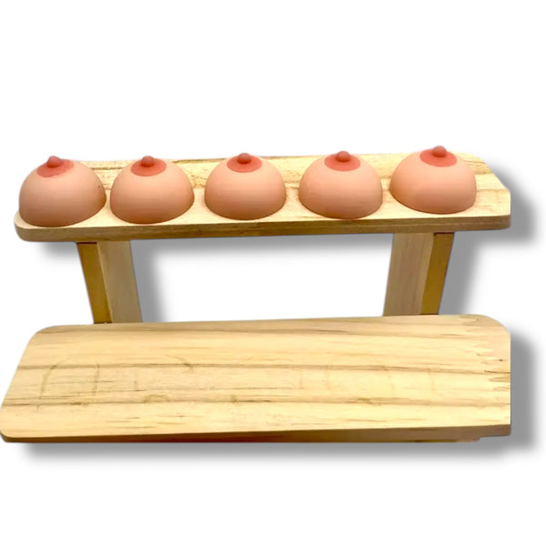 Mini Stressbal Borstvorm - 3,4 cm