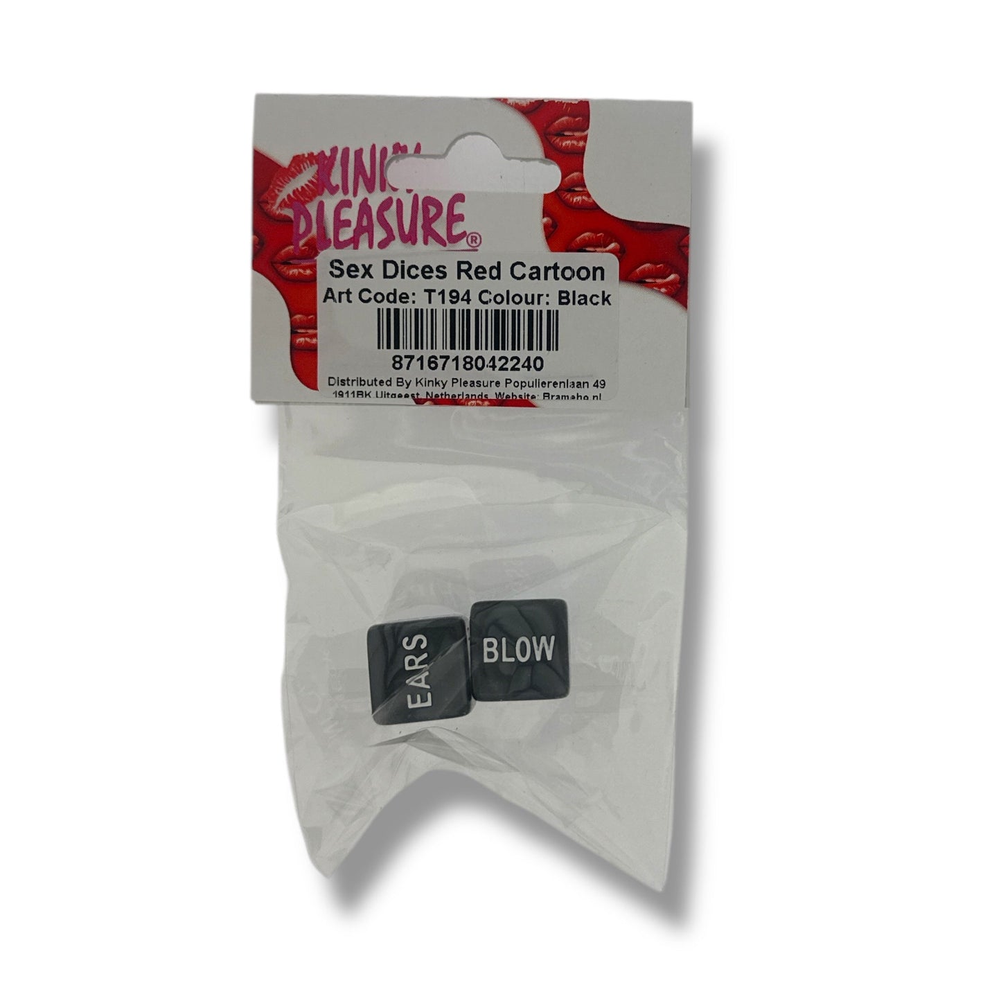 Zwarte Sex Dobbelstenen – Kinky Pleasure – Erotisch Spel voor Koppels – 2 Stuks