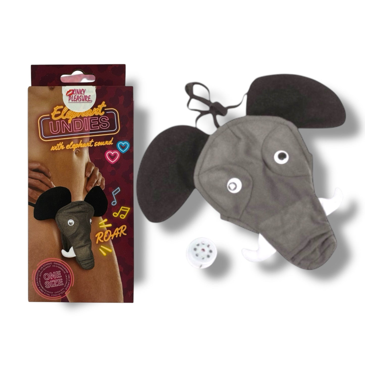 Elephant Undies – Grappige Olifant Slip met Geluid – One Size