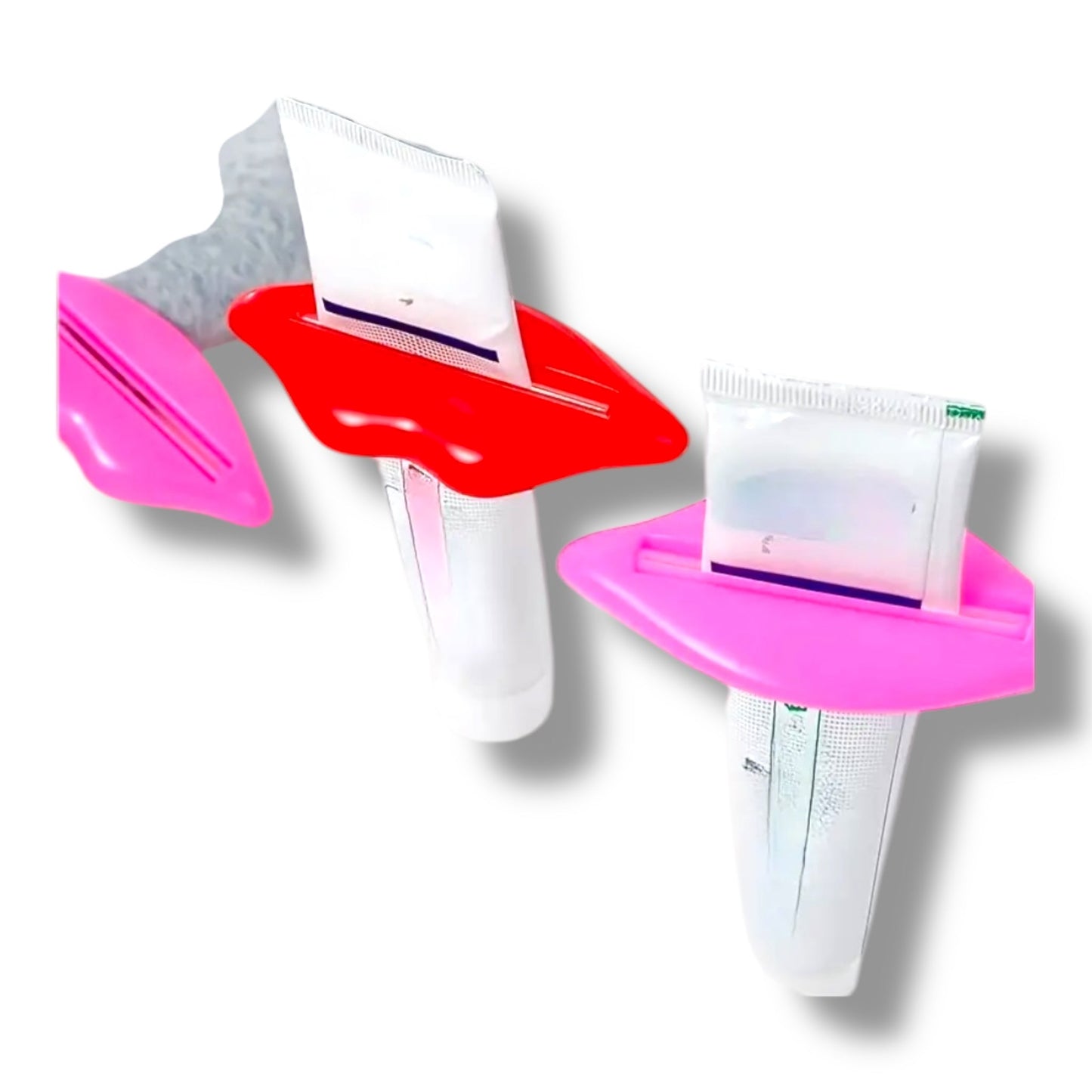 Lip Tube Squeezer – Grappige Lippen Uitknijper voor Tubes – in 2 Kleuren