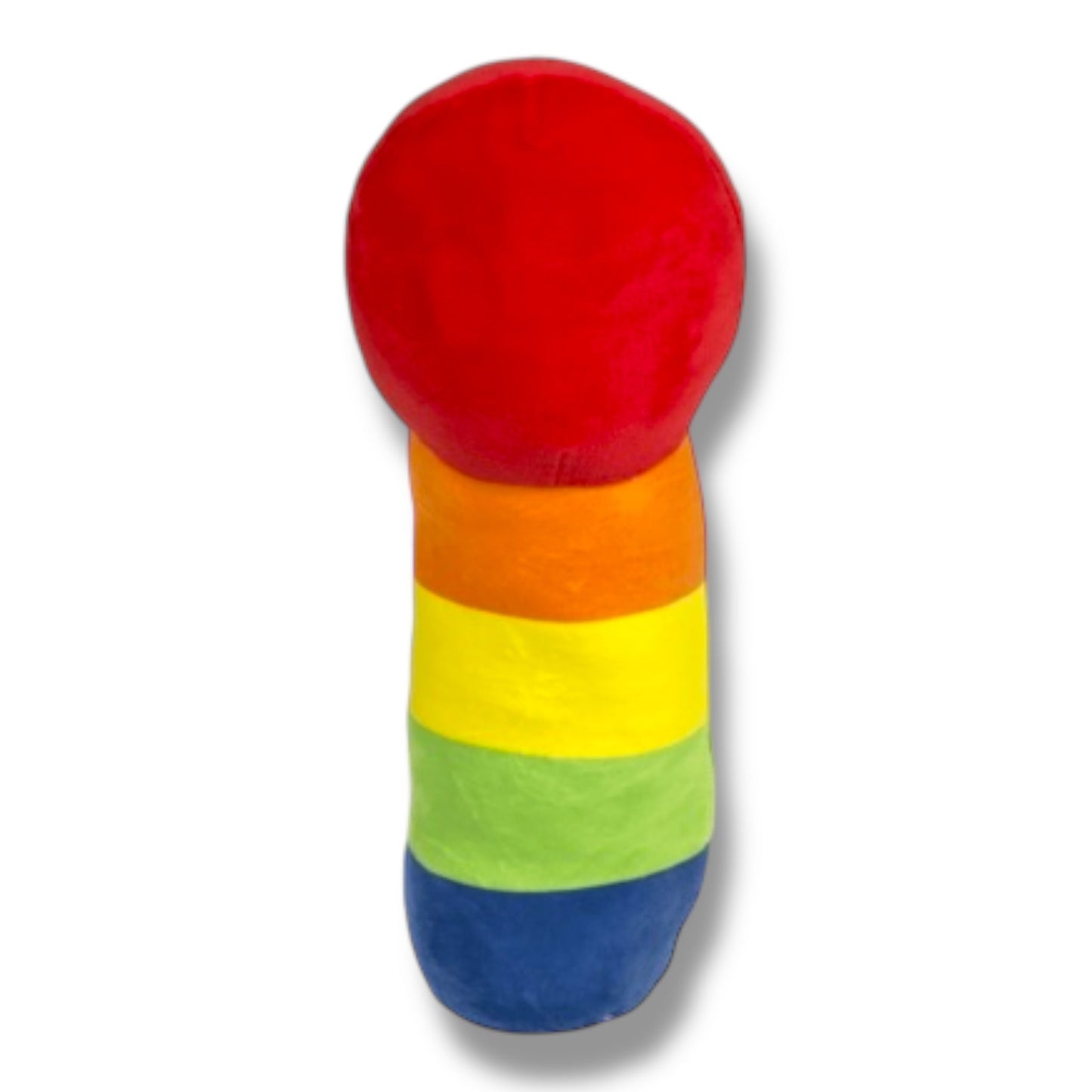 Regenboog Penis Knuffel – Grote Pluche Piemel – Pride Cadeau