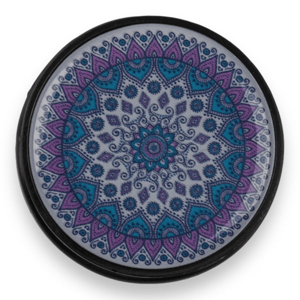 Handyhalterung Mandala Lila und Blau - Ausziehbar