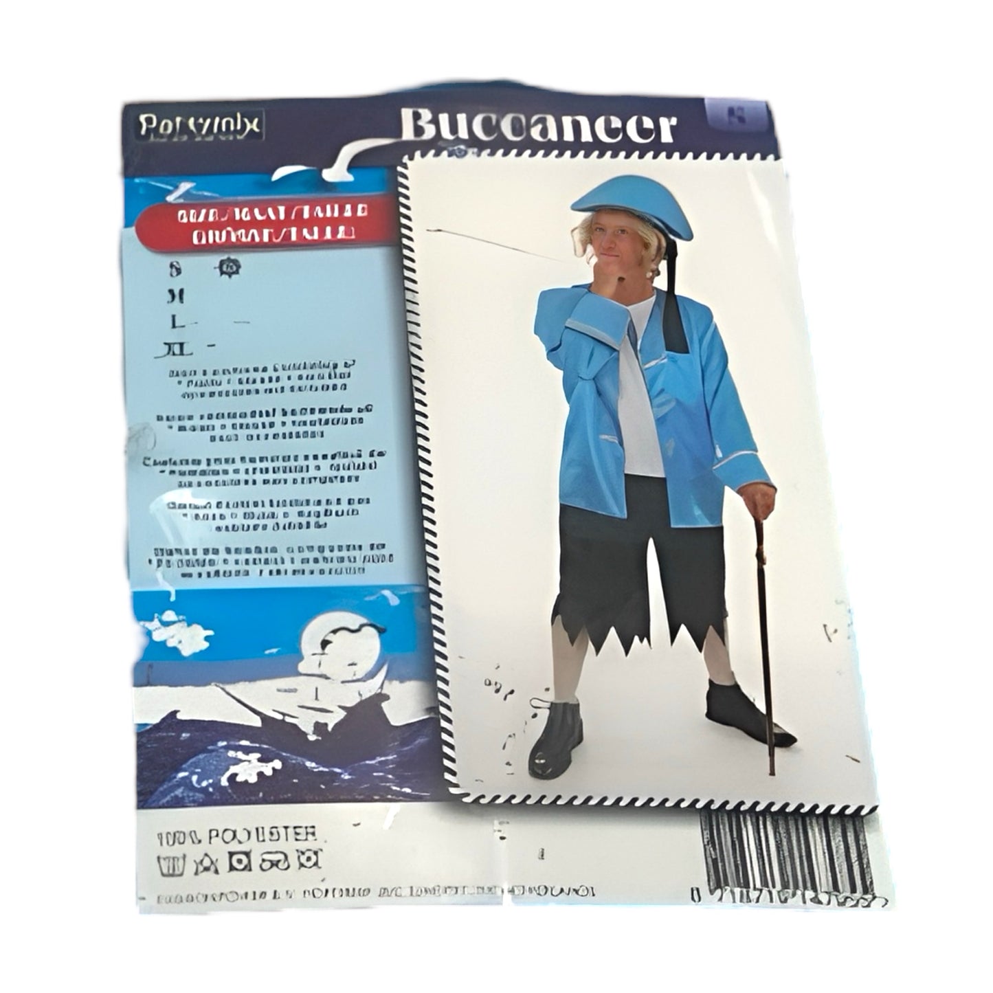 Blauw Piraten Kostuum voor Volwassenen – Buccaneer Verkleedoutfit met Jas, Broek & Hoed