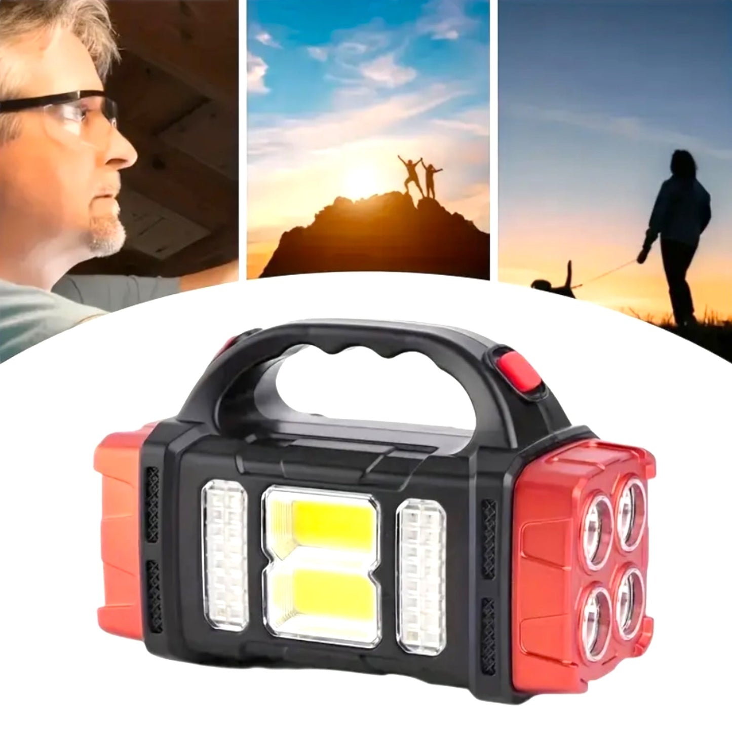 Zonnelamp met Powerbank – Super Bright Camping Lamp