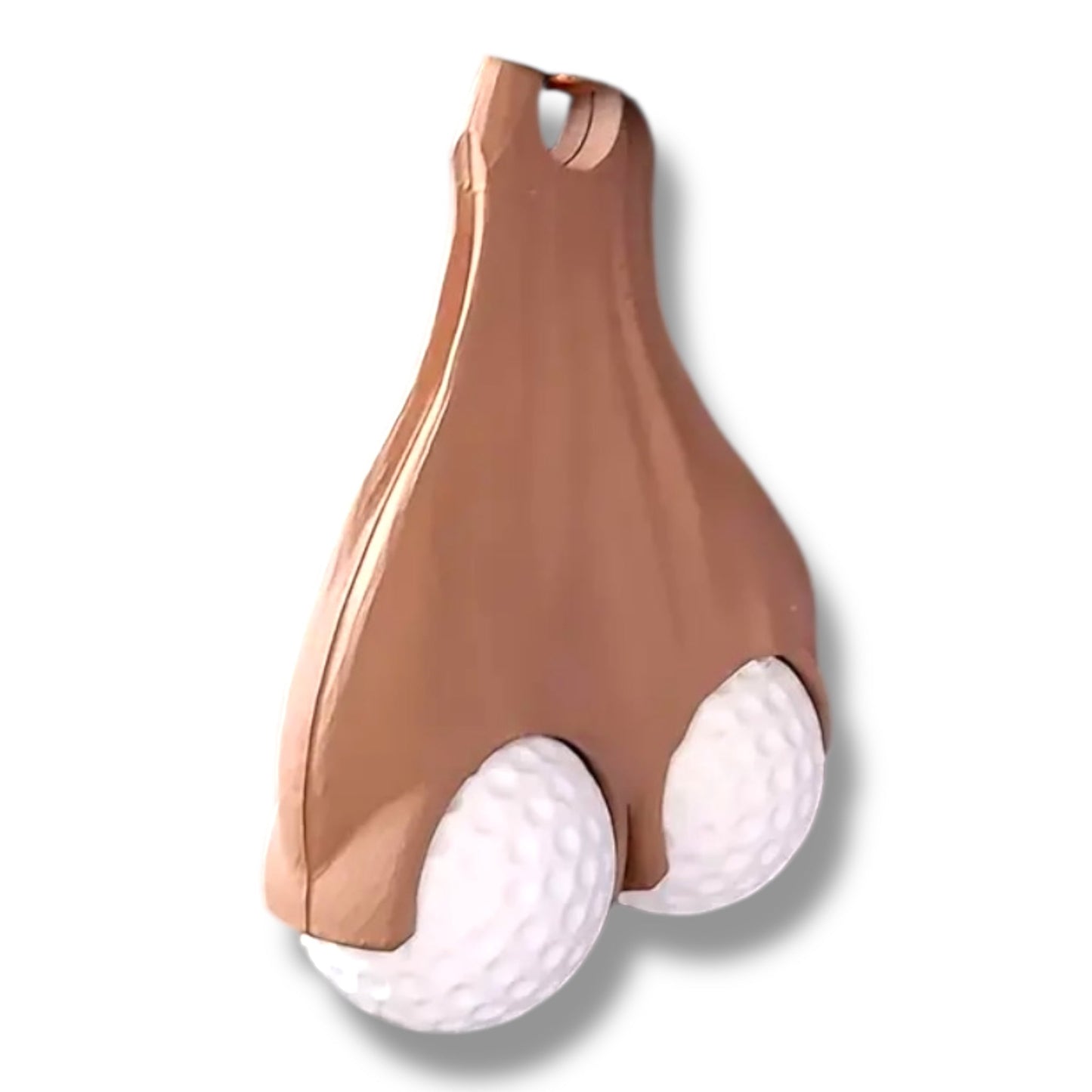 Grappige Golf Ball Holder – Ballenzak Vorm – Voor 2 Golfballen