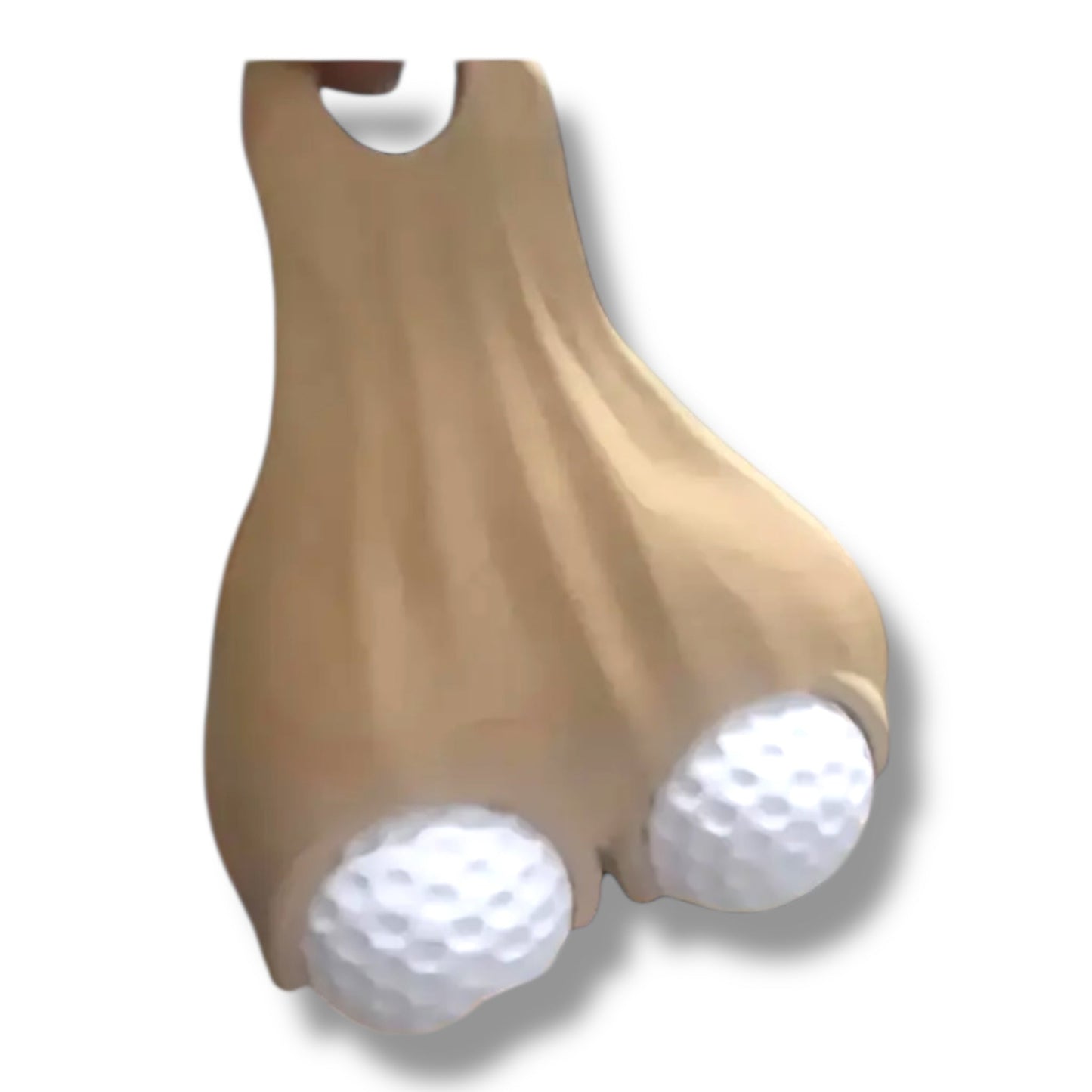 Grappige Golf Ball Holder – Ballenzak Vorm – Voor 2 Golfballen