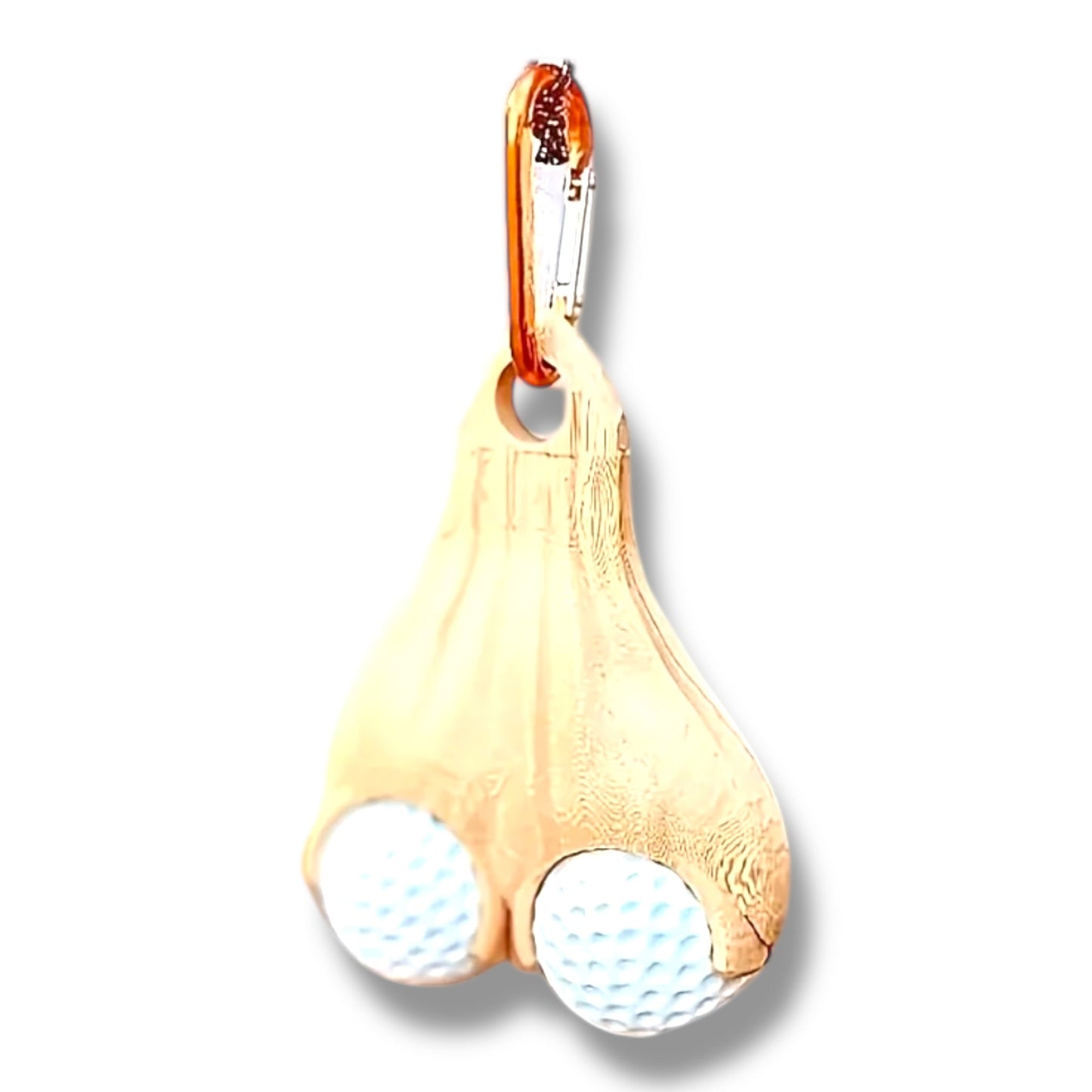Grappige Golf Ball Holder – Ballenzak Vorm – Voor 2 Golfballen