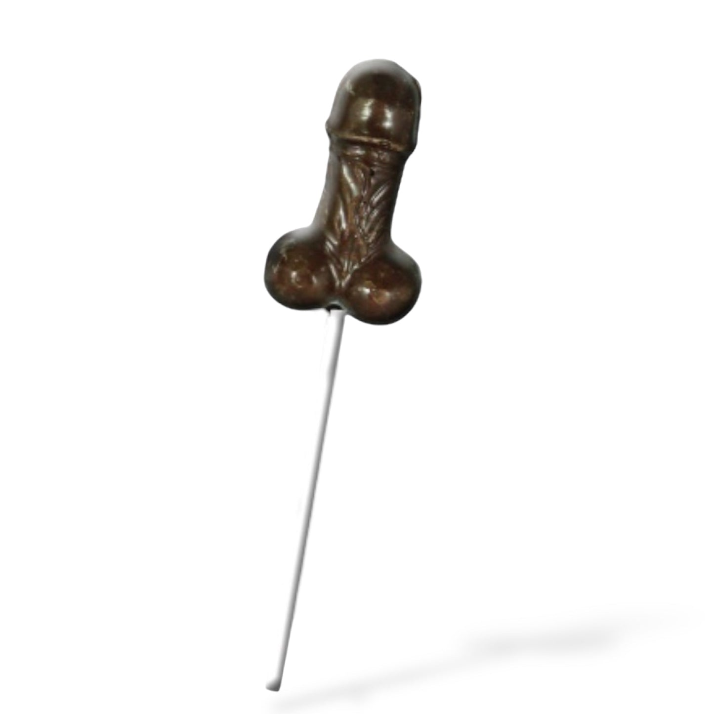 Chocolade Lolly in de Vorm van een Penis - Zwart