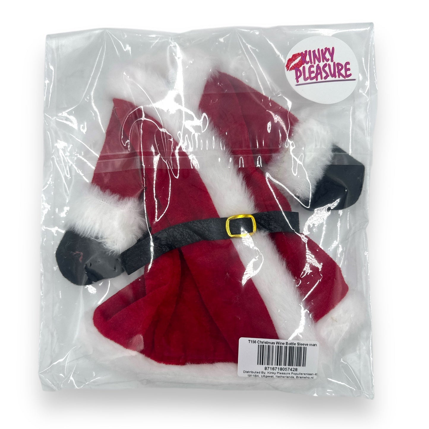 Kerst Wijnfles Hoezen – Santa & Mrs. Claus Set | Fles Decoratie