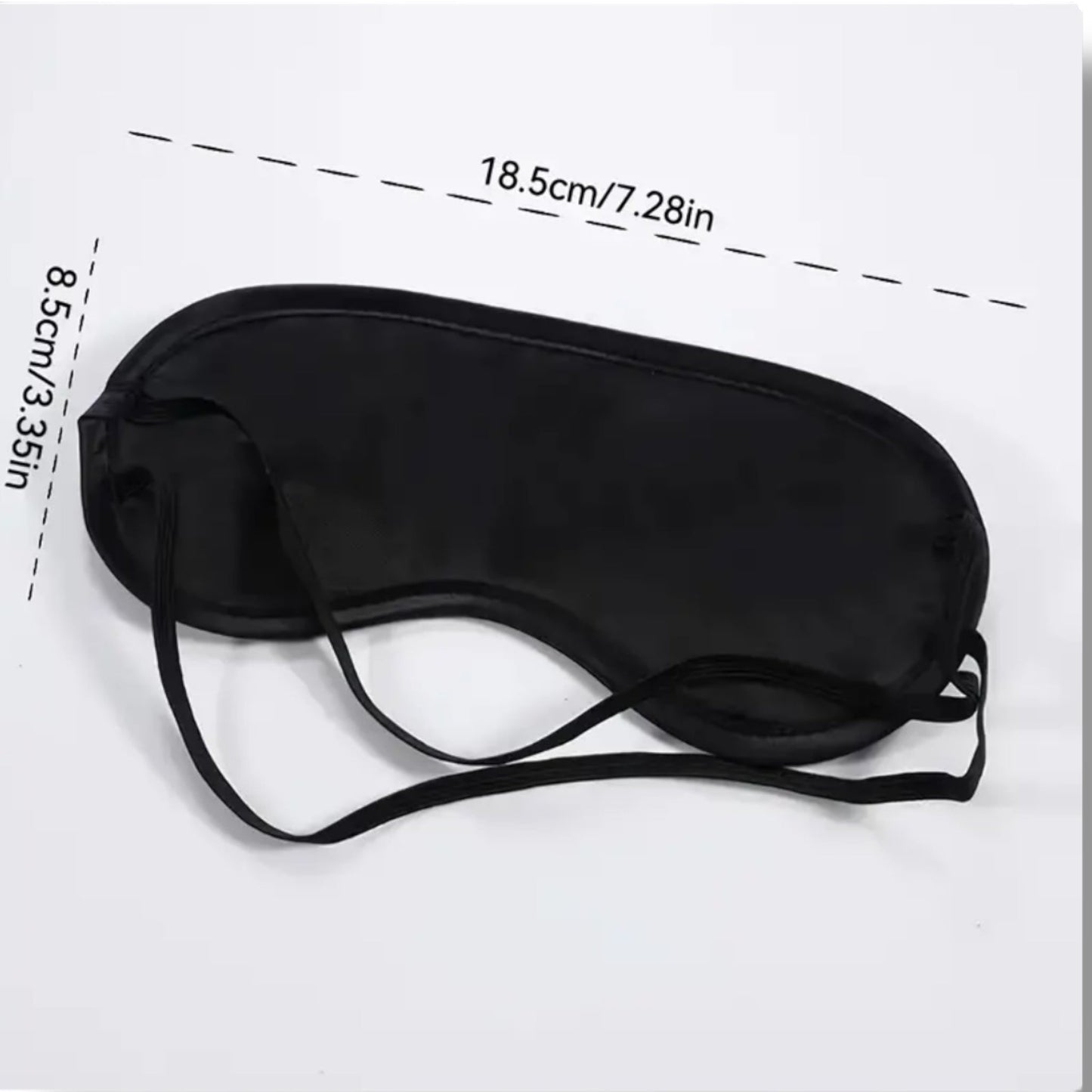 Zachte Satijnen Oogmasker – Comfortabel & Lichtdicht Slaapmasker of Blinddoek