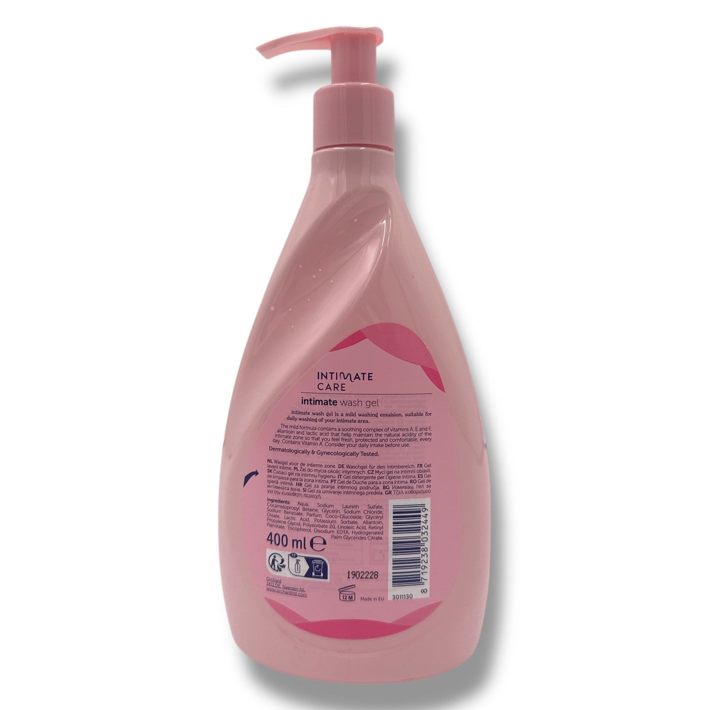 Intieme Wasgel 400 ml – pH-neutraal – Voor dagelijks gebruik
