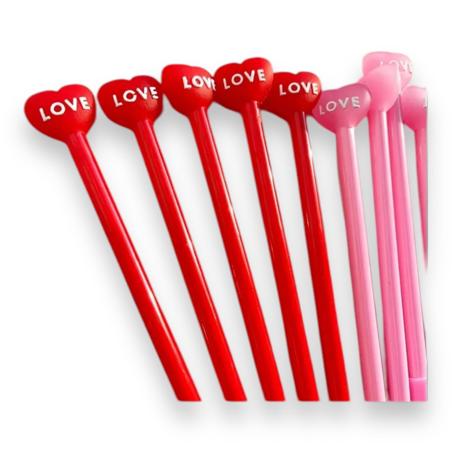 Hartvormige Liefdes Balpennen - 3 Stuks