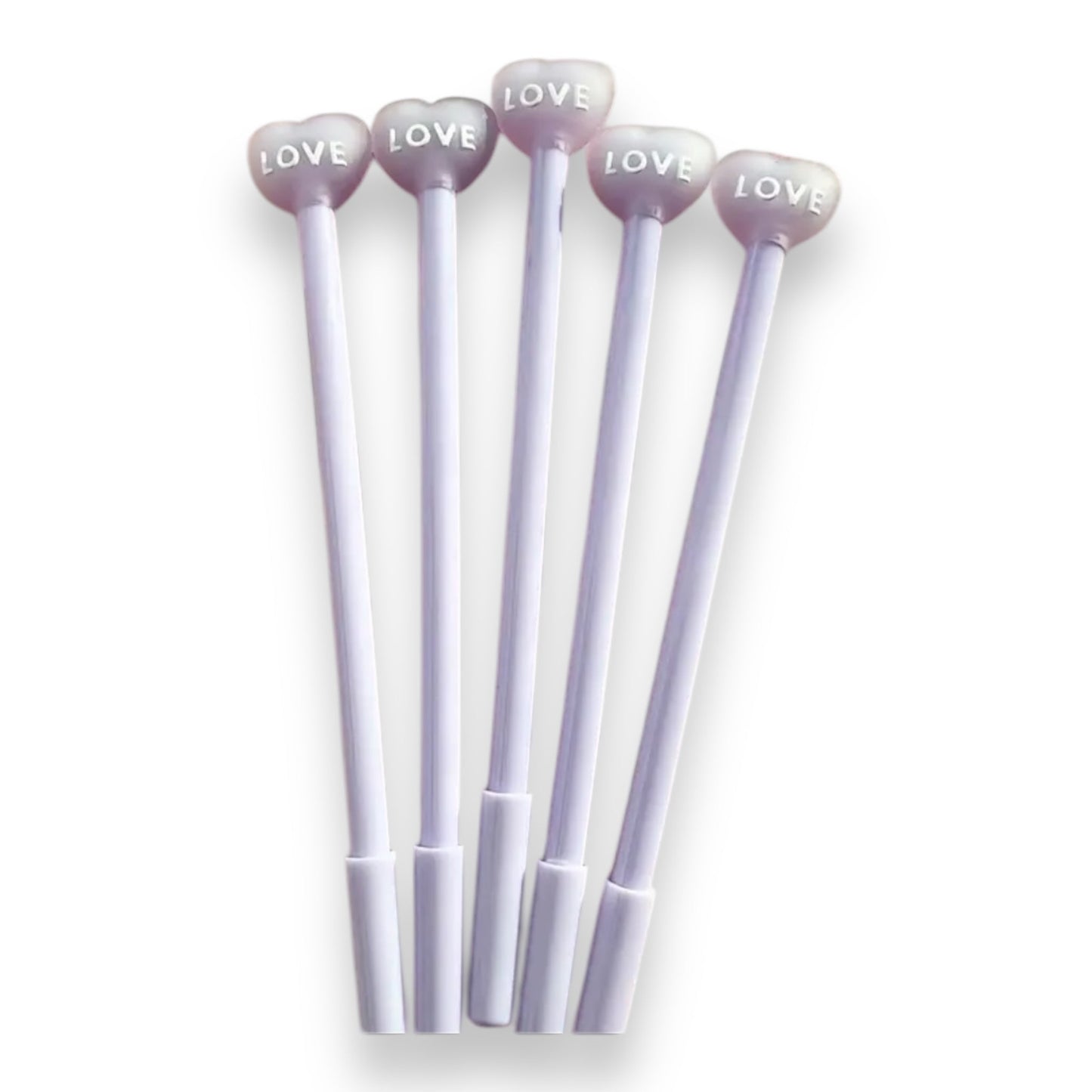 Hartvormige Liefdes Balpennen - 3 Stuks