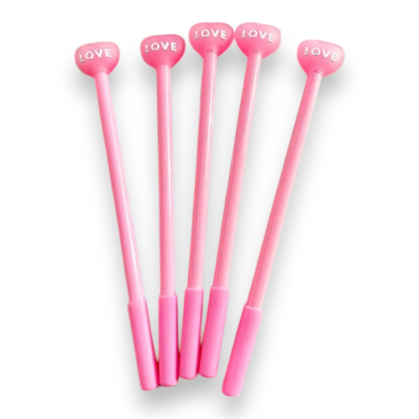 Hartvormige Liefdes Balpennen - 3 Stuks