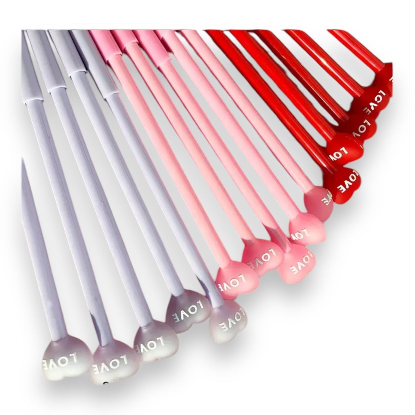 Hartvormige Liefdes Balpennen - 3 Stuks
