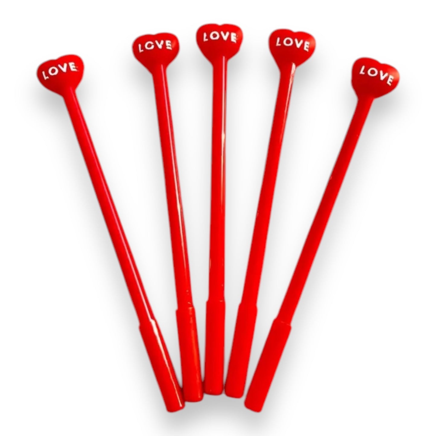 Hartvormige Liefdes Balpennen - 3 Stuks
