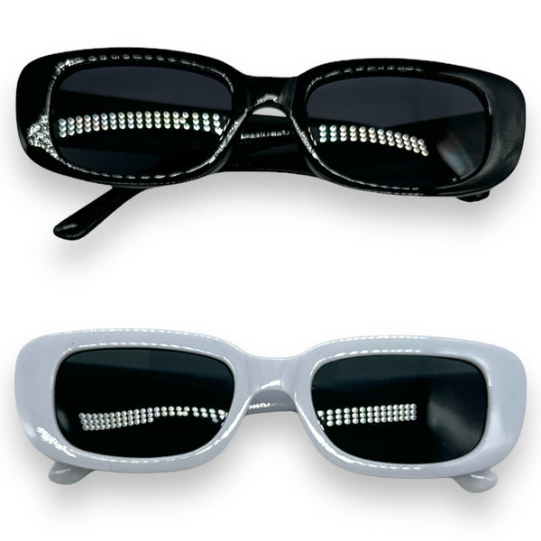Fashion Bril Zwart en Wit - Unisex