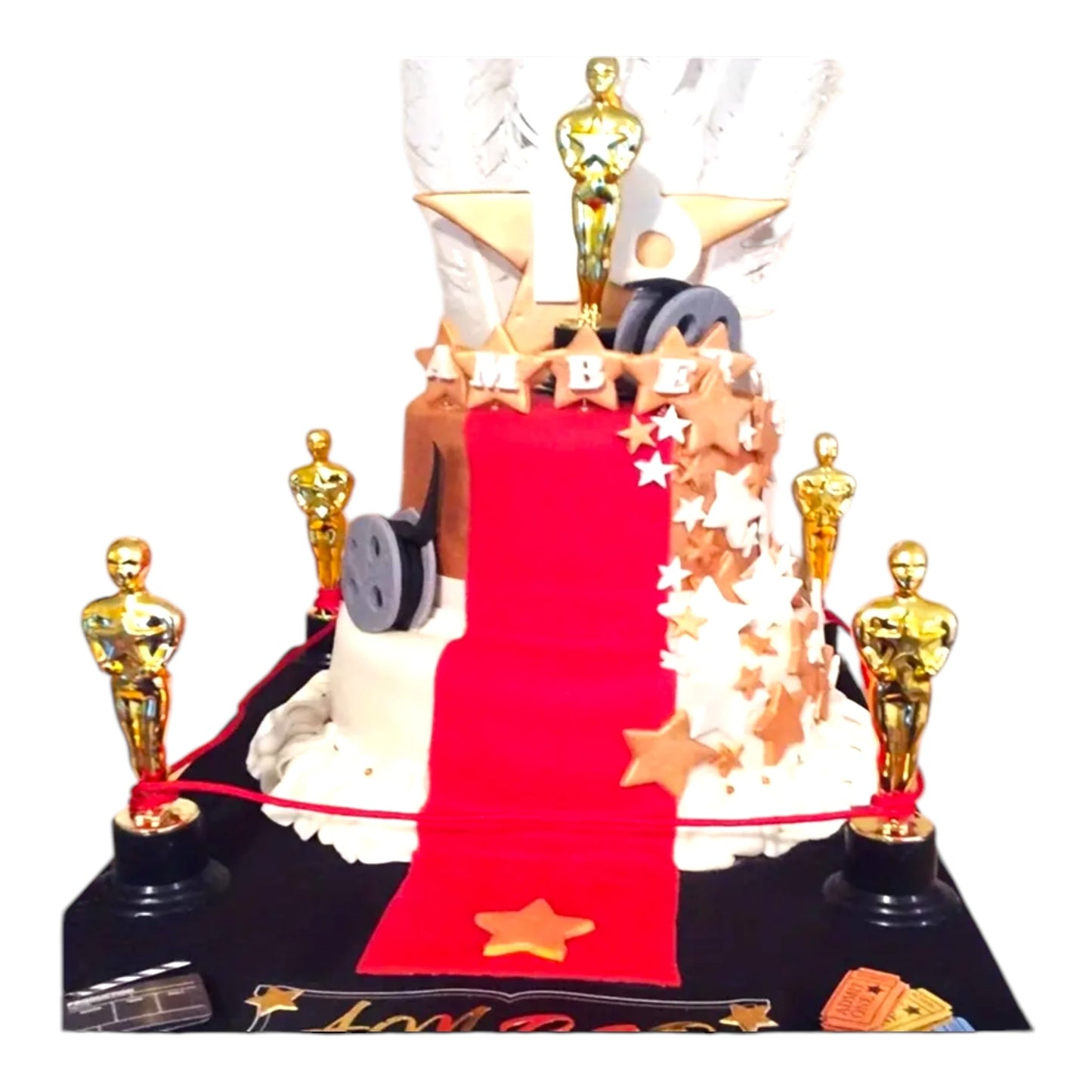 Gouden Award Trofee - 15x5 cm - Grappige Feestprijs