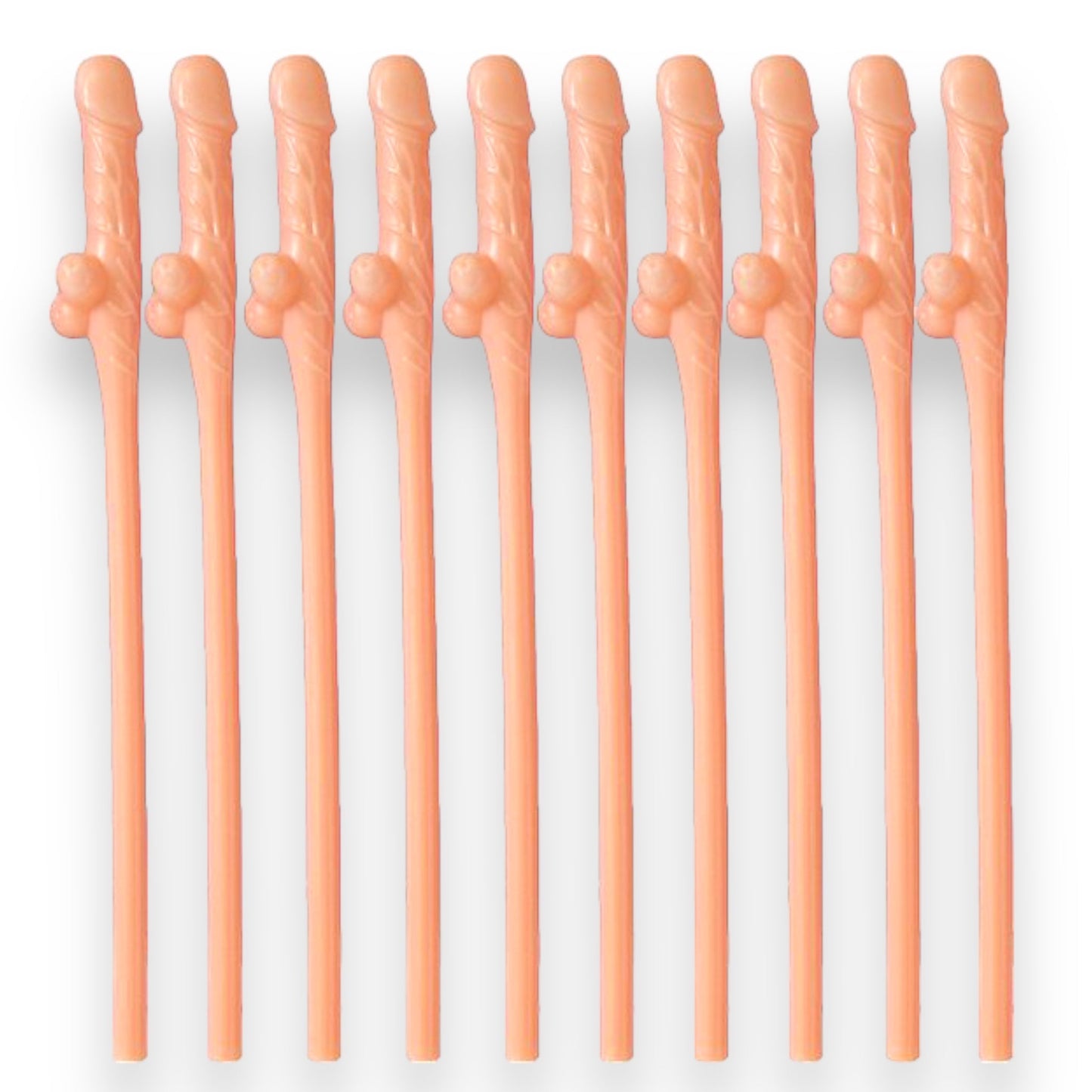 Penisrietjes – Set van 10 Grappige Rietjes voor Vrijgezellenfeest
