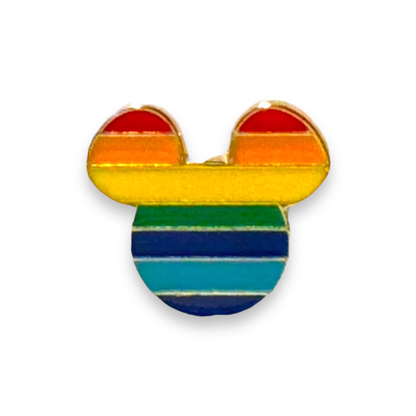 Regenboog Muis Pin – Pride Speldje met LGBTQ+ Kleuren