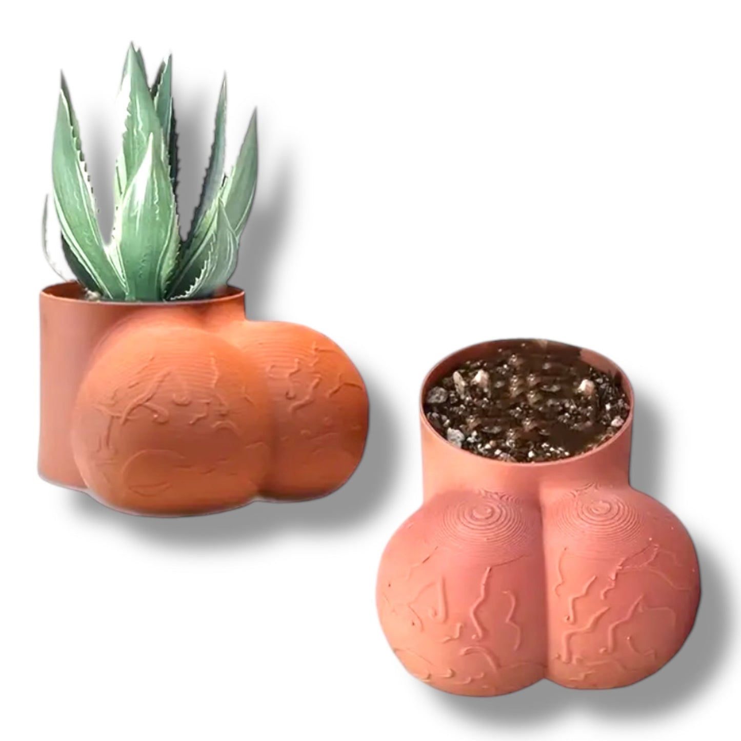 Ballen Vormige Bloempot – 14x8 cm