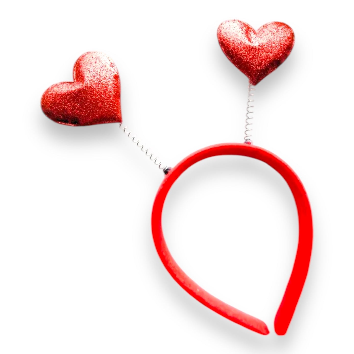 Tiara Hartjes Rood – Glitter Haarband voor Feest & Valentijn