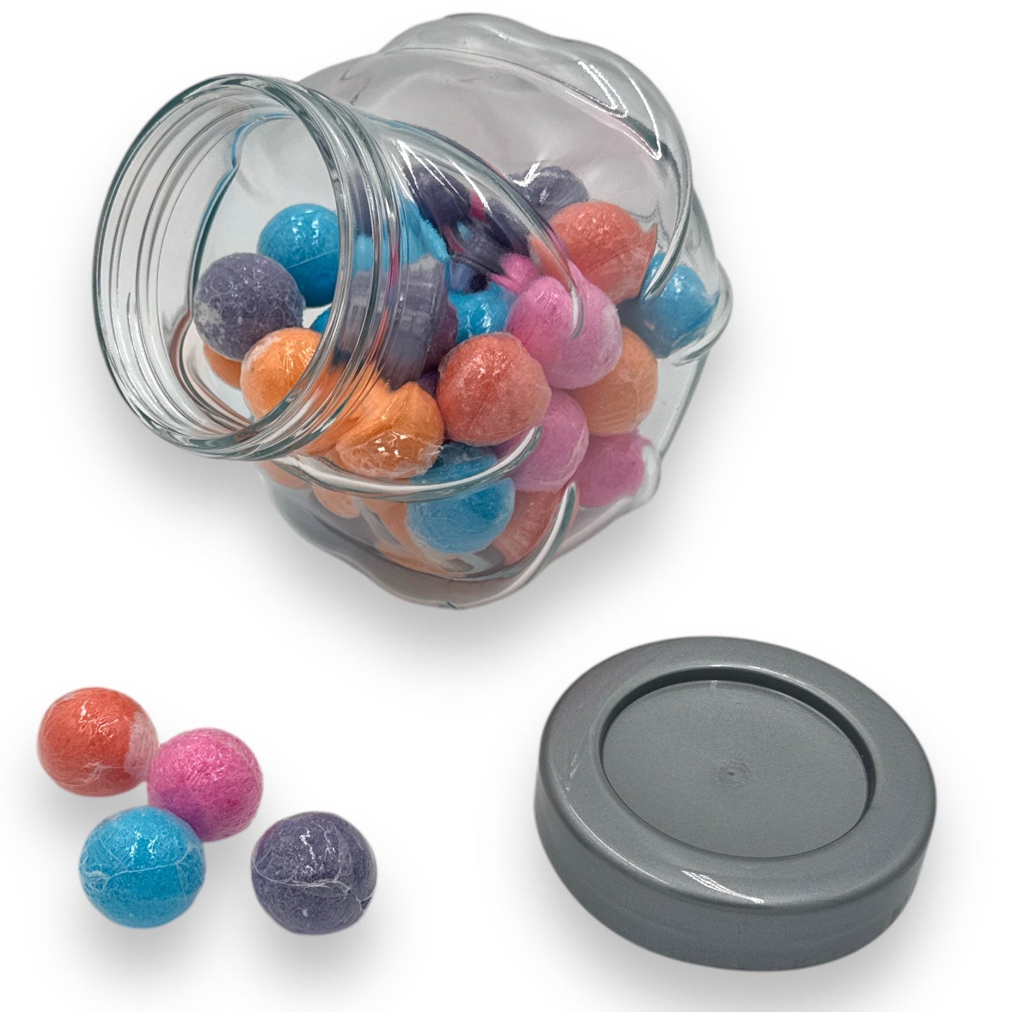 Luxe Bruisballen - 48 Stuks in Glazen Pot