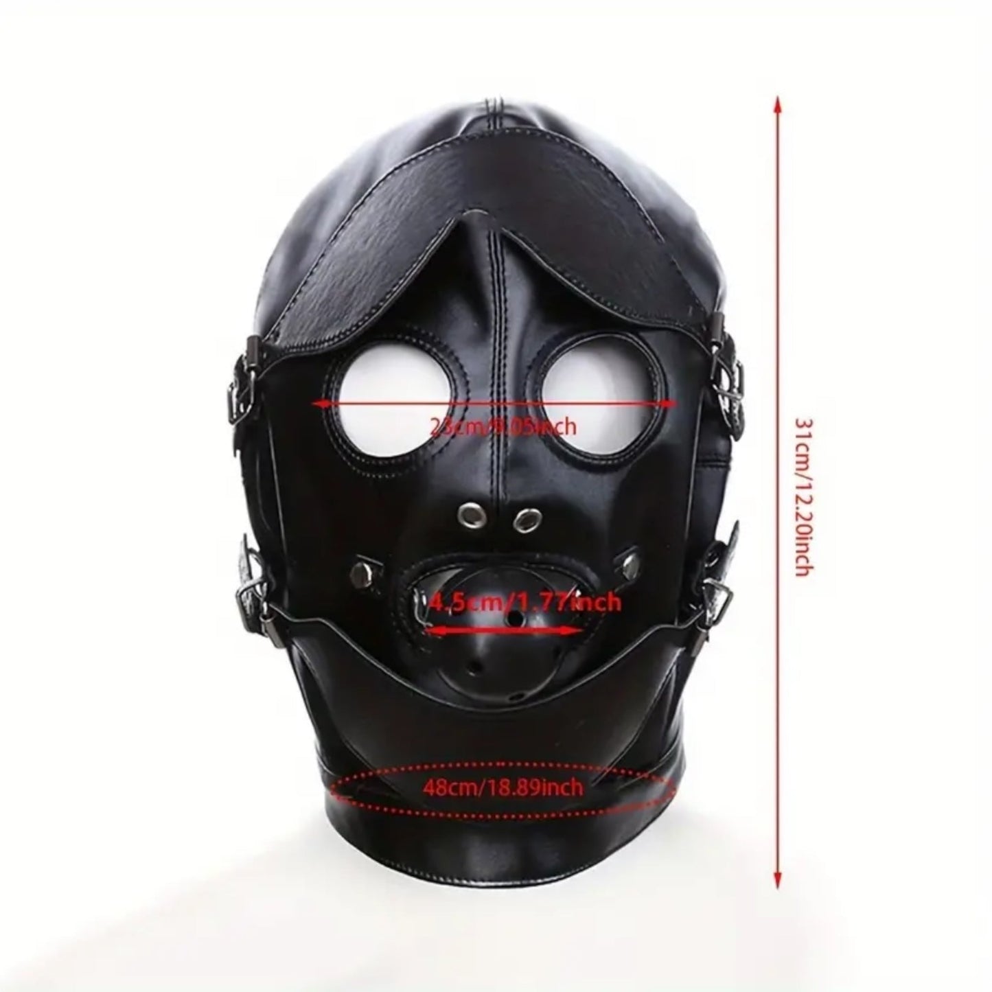 Extreme BDSM Bondage Mask - Elegant Cosplay & Sensueel Accessoire