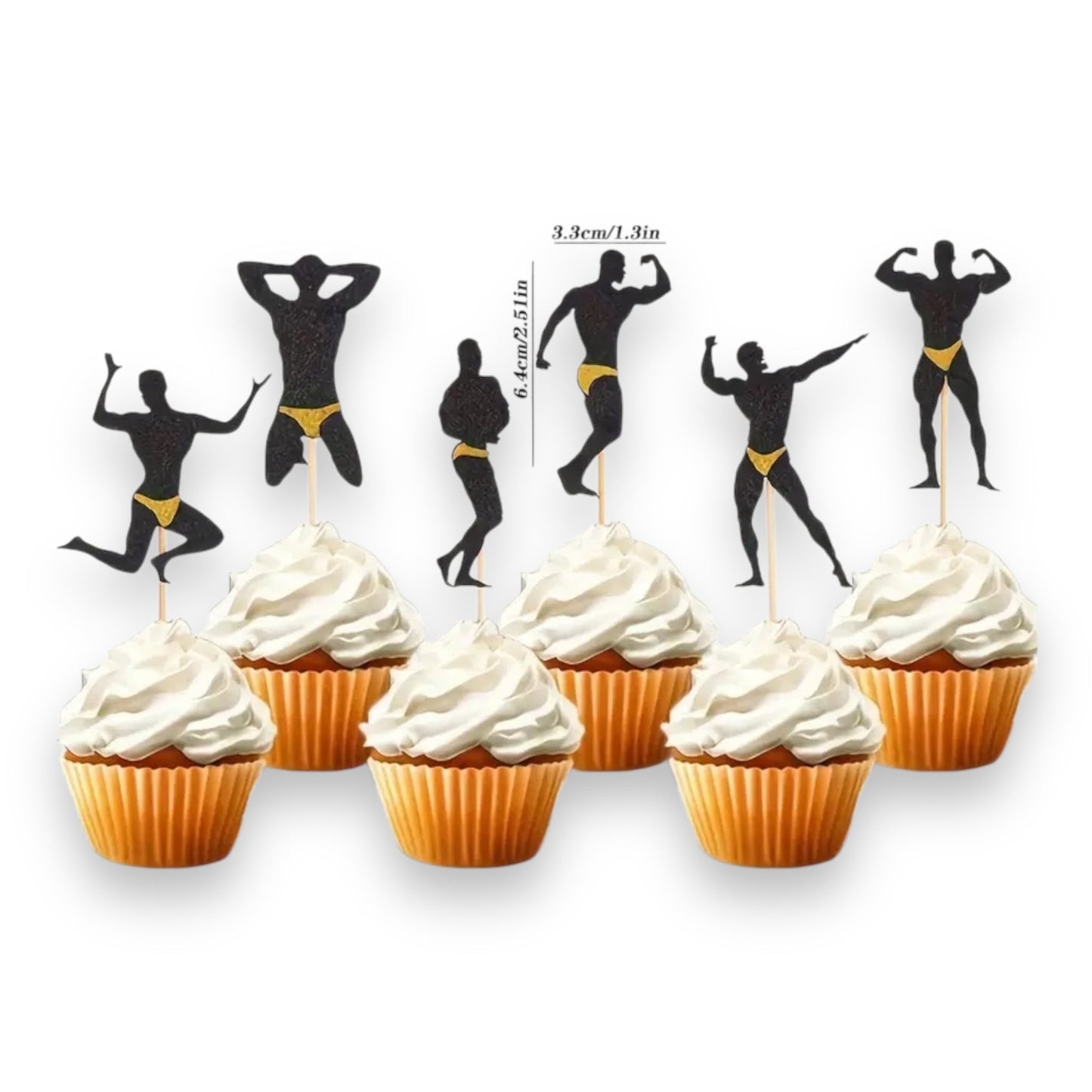 Stripper Prikkers - Man - Set van 6 Stuks
