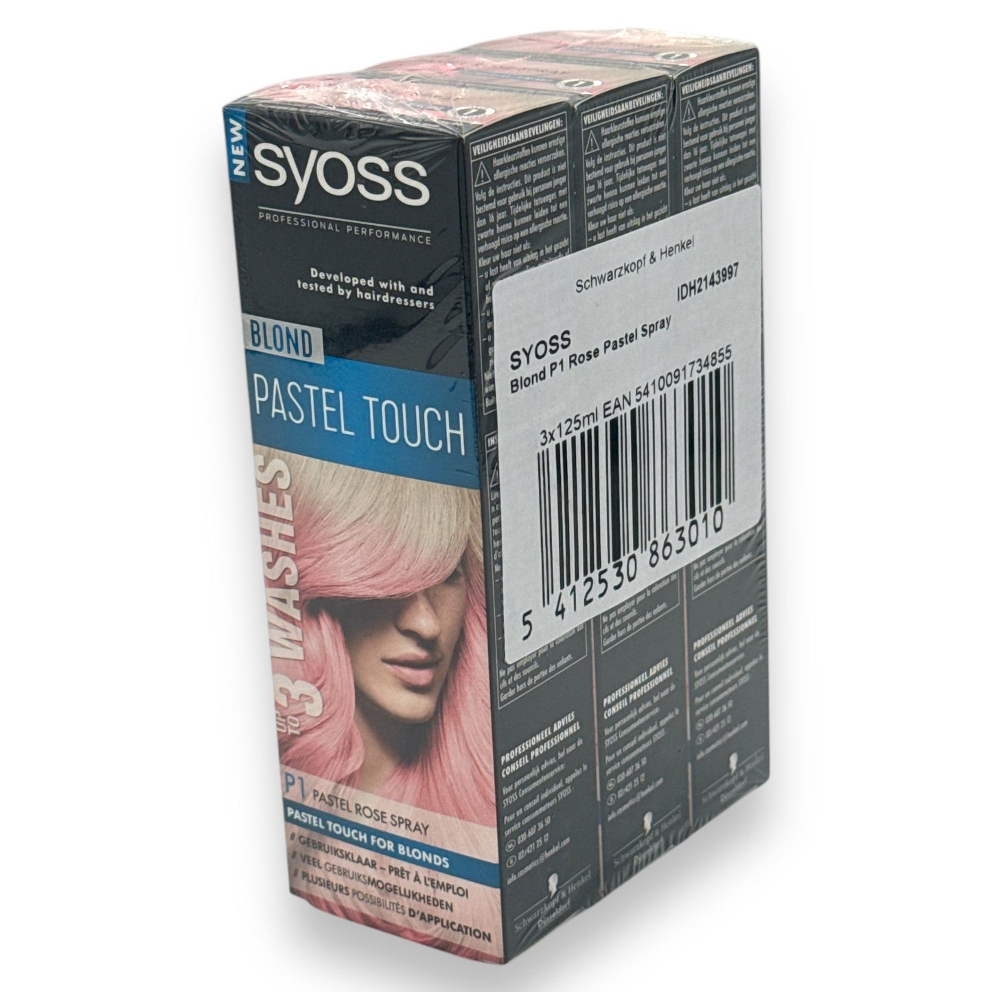 Syoss - P1 - Pastel Touch Rose Blond Spray - 125ml (Kleurespray)