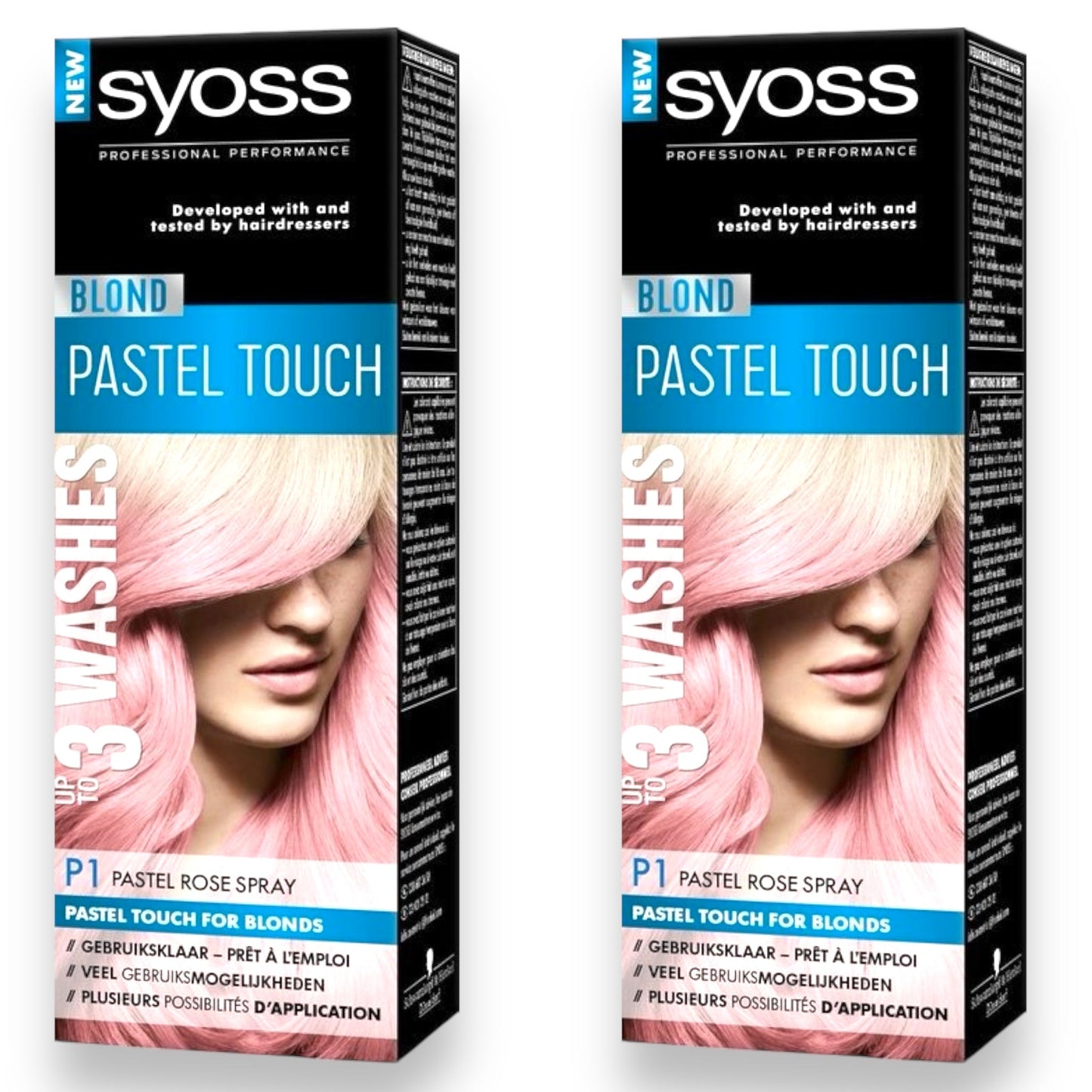 Syoss - P1 - Pastel Touch Rose Blond Spray - 125ml (Kleurespray)