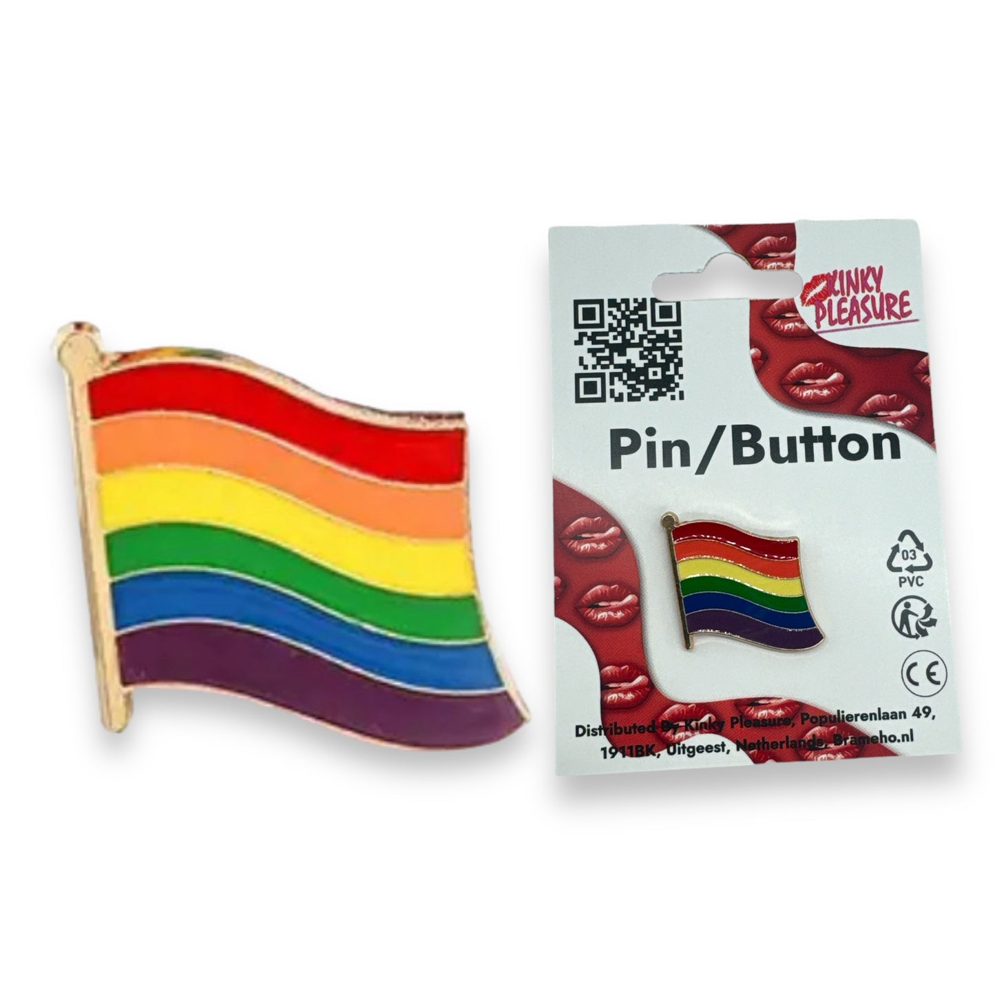 Pride Regenboog Badges Pin/Button - 7 Modellen | LHBTQ+ Pride Vlaggen en Platen