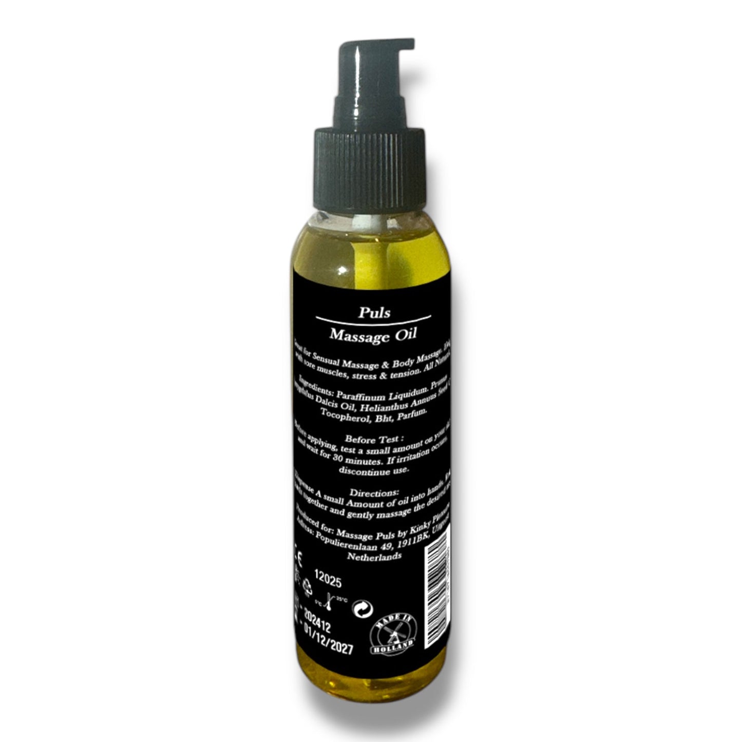 Puls Massageolie 120ml – Ontspannende, Sensueel & Huidverzorgend
