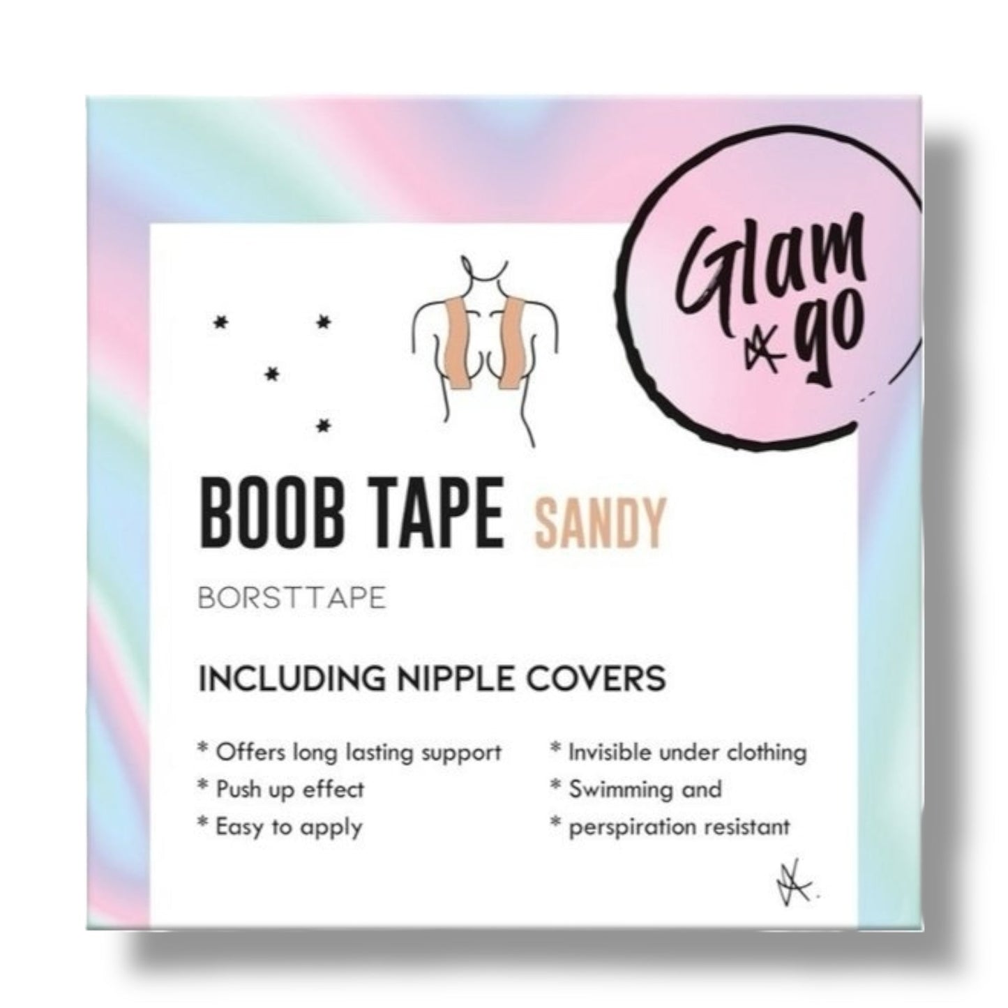 Boob Tape Sandy – Borstlift Tape met Nipple Covers