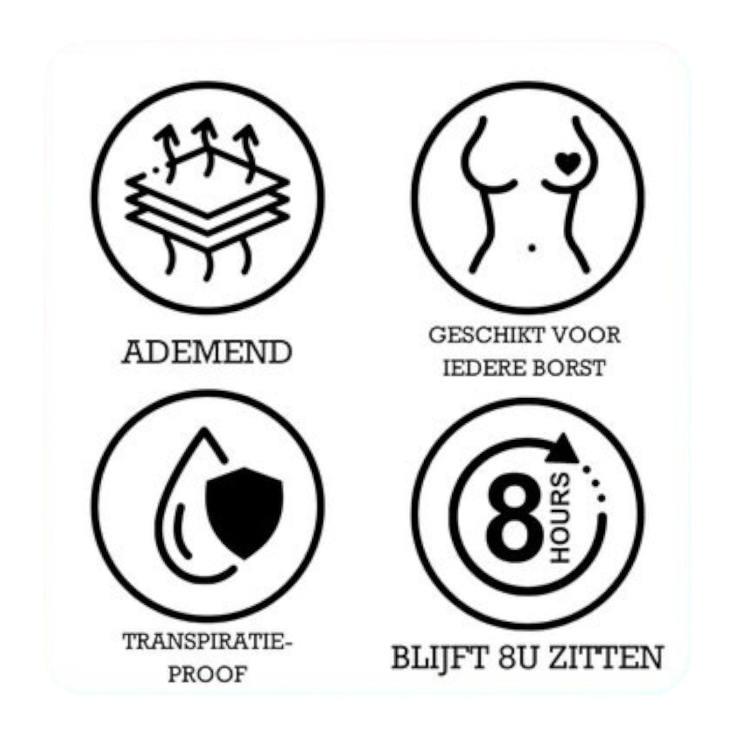 Boob Tape Sandy – Borstlift Tape met Nipple Covers