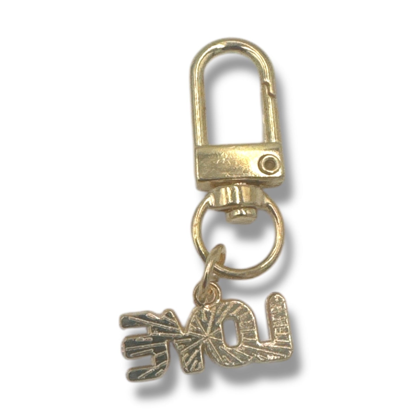 LOVE Sleutelhanger – Regenboog Pride Clip Hanger (Metaal)