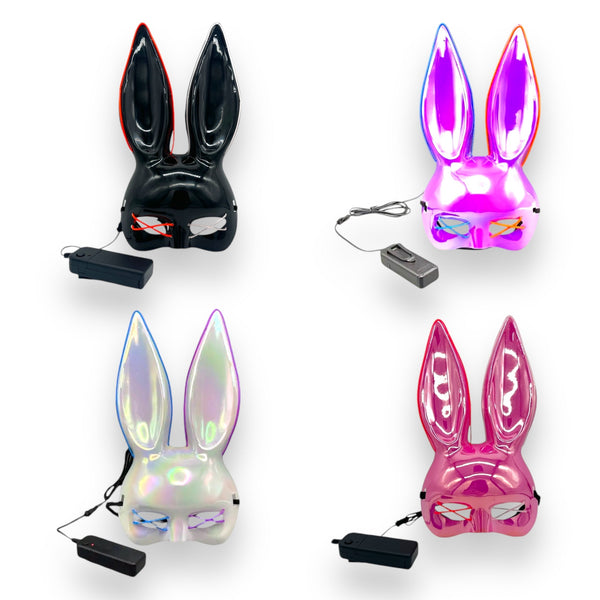 Bunny Masker met LED-verlichting - Verstelbaar