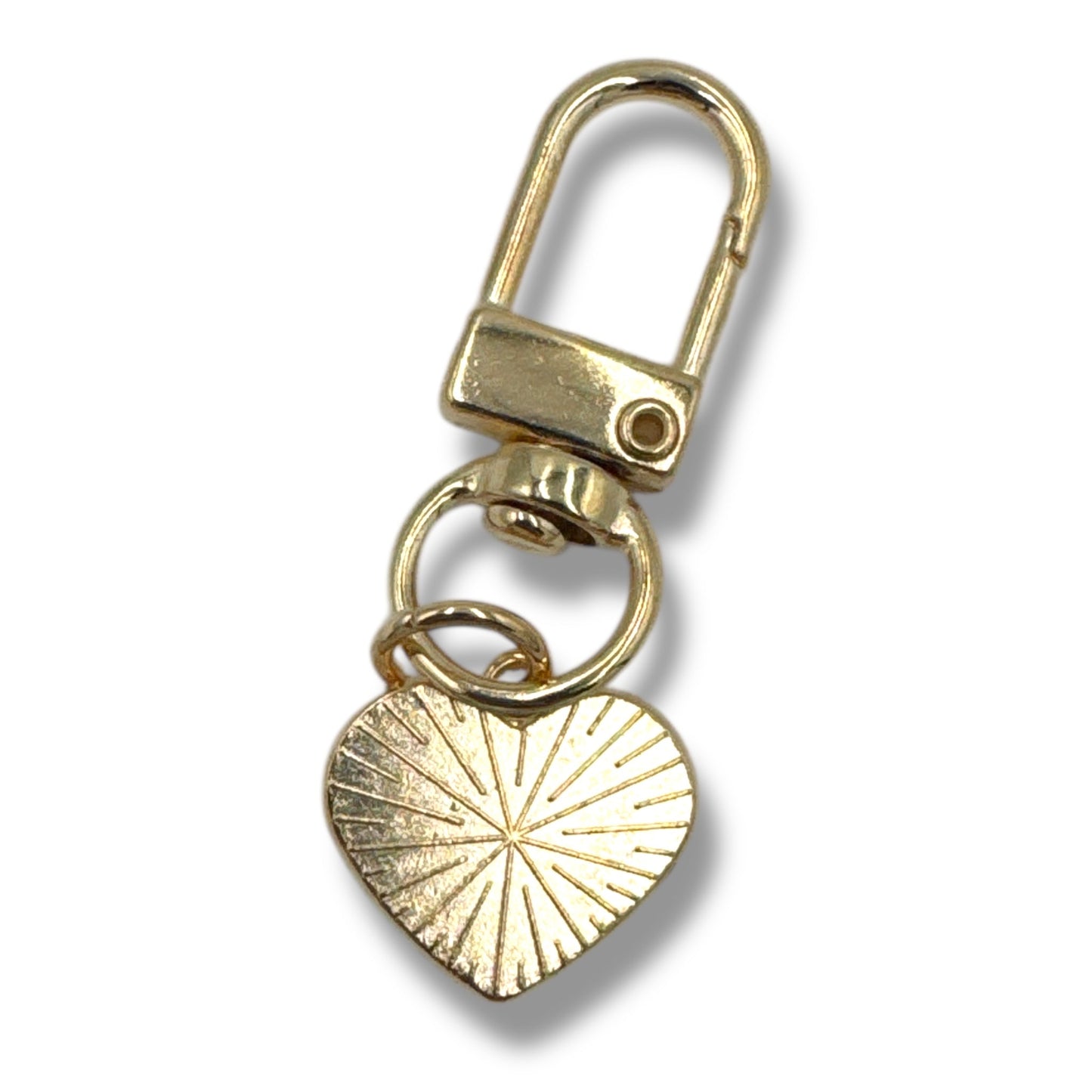 Love Wins Regenboog Hart Sleutelhanger – Goudkleurige Clip (Metaal)