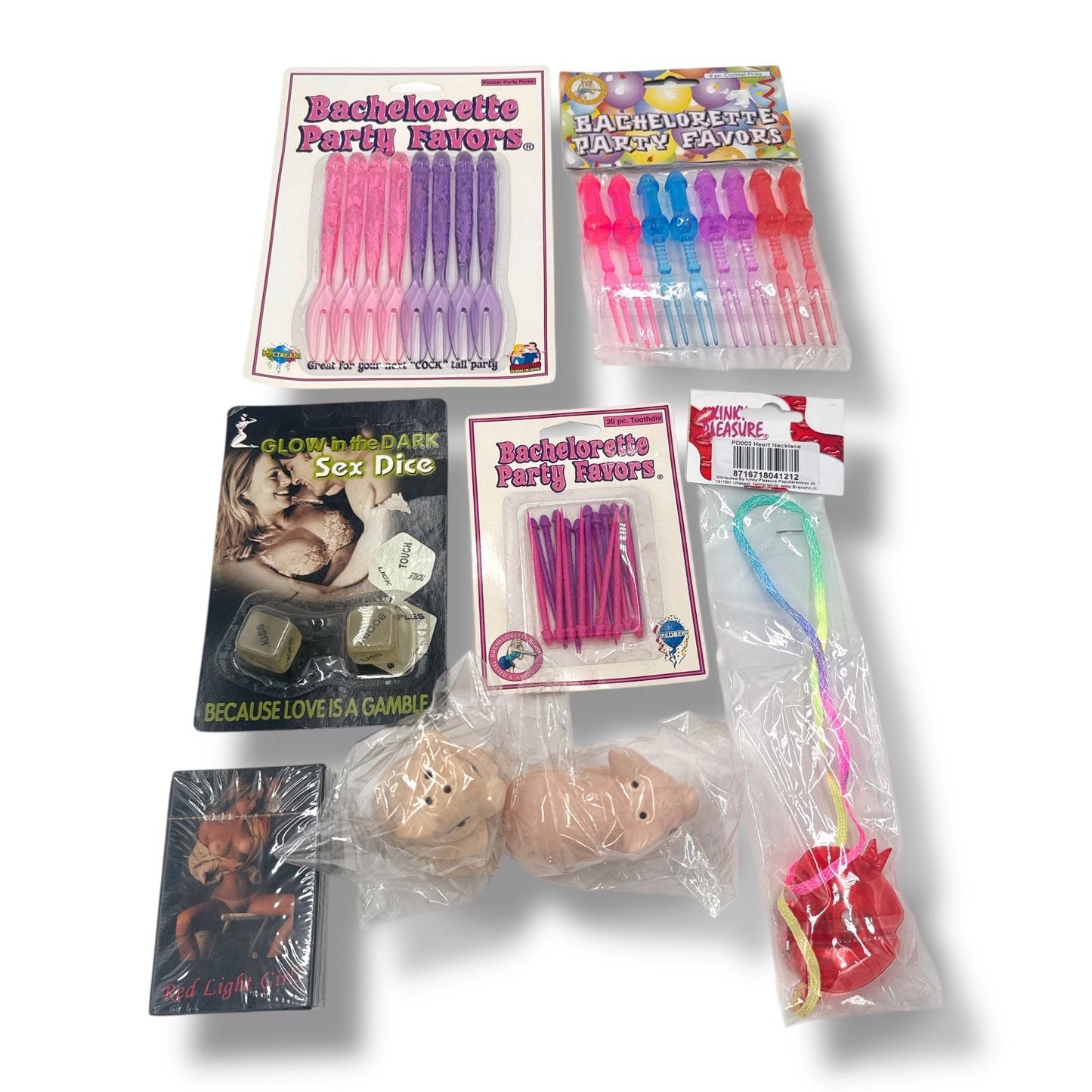 Bachelorette Party Set – 8x Ondeugende Vrijgezellenfeest Gadgets voor Vrouwen