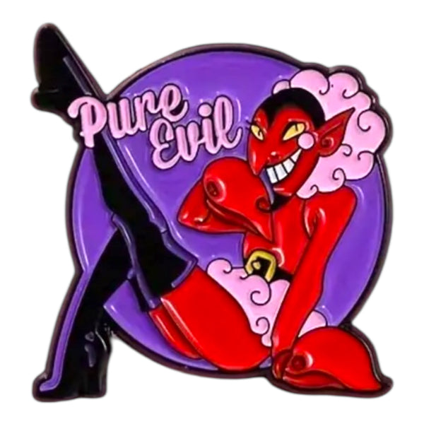 Pure Evil Pin Rode Duivel met Laarzen