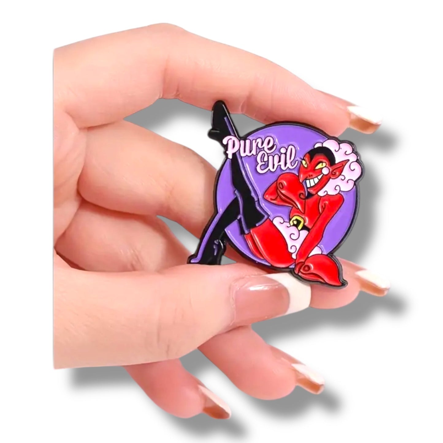 Pure Evil Pin – Sexy Rode Duivel Speldje