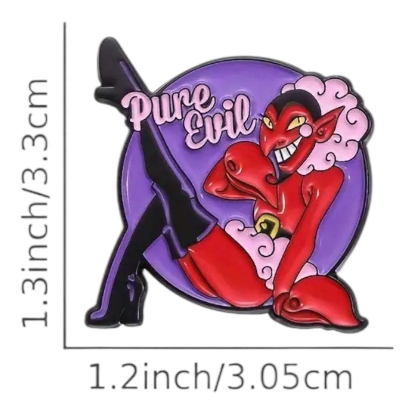 Pure Evil Pin – Sexy Rode Duivel Speldje