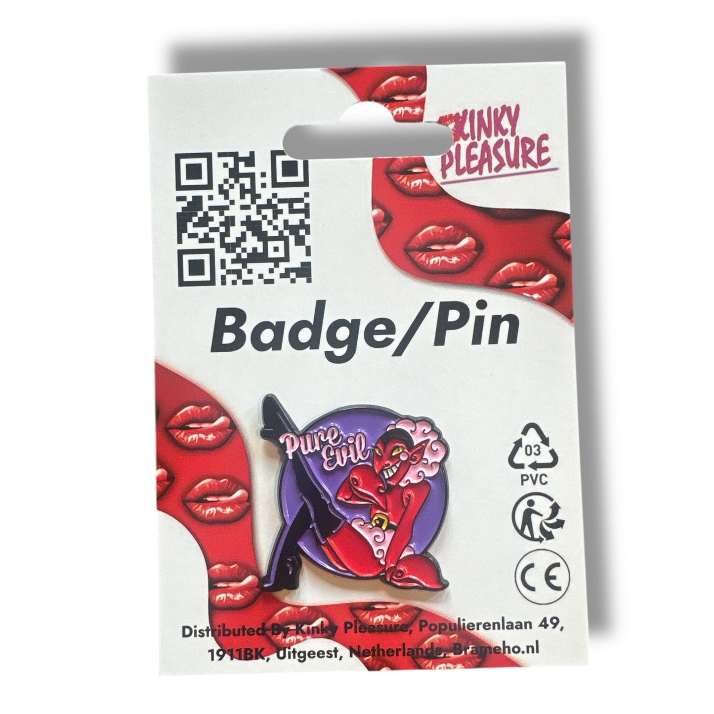 Pure Evil Pin – Sexy Rode Duivel Speldje