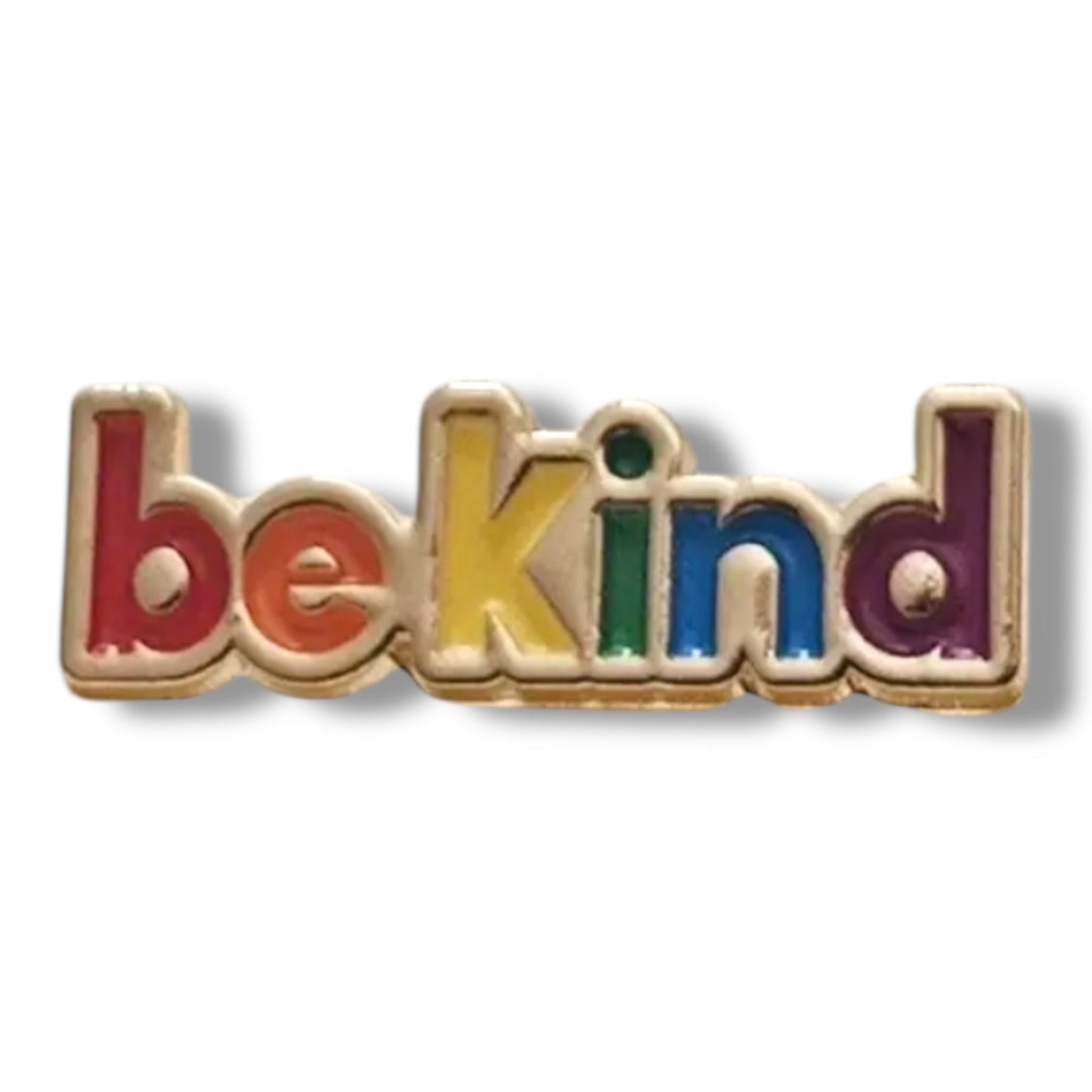 Be Kind Regenboog Pin – Positieve Speld met LGBTQ+ Pride Kleuren
