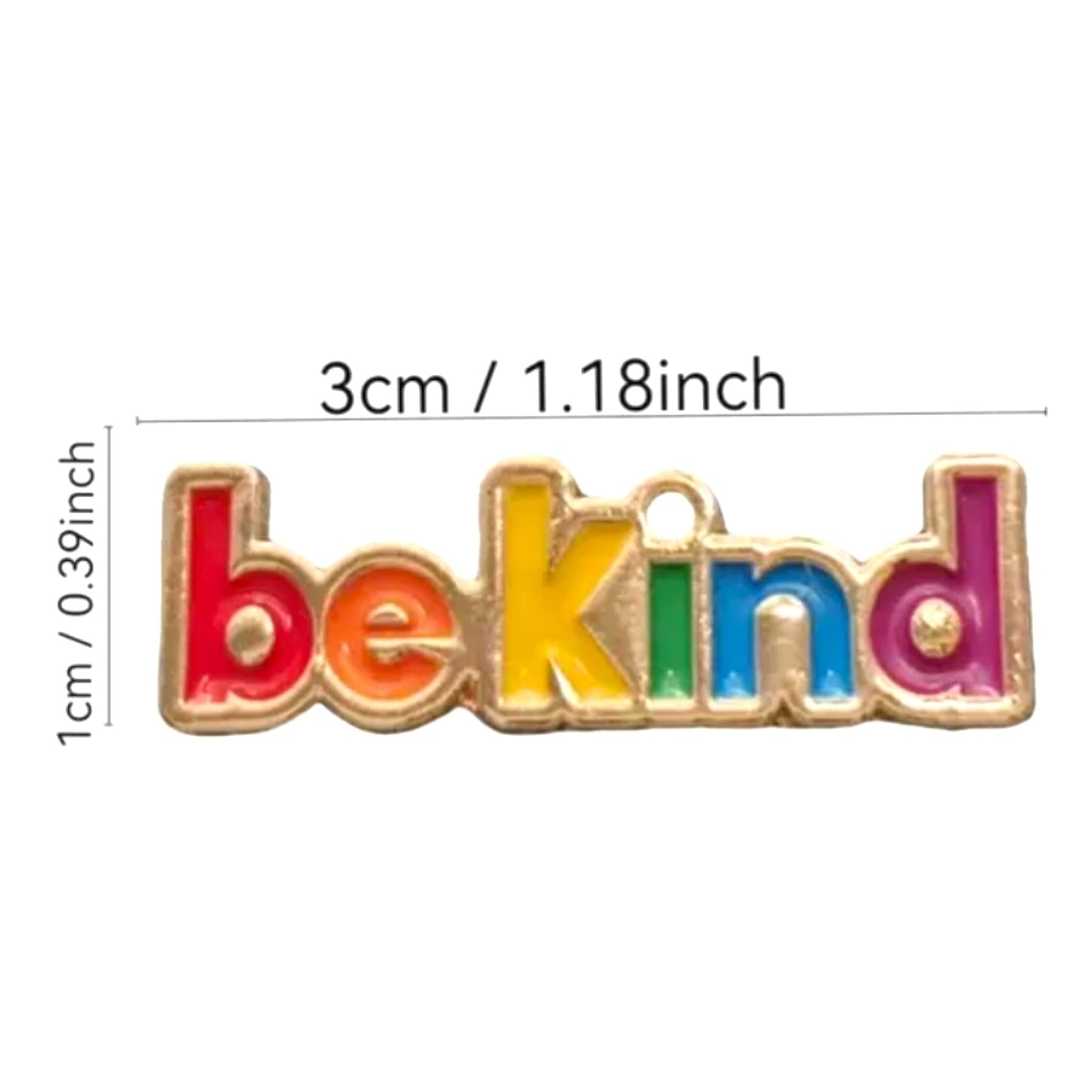Be Kind Regenboog Pin – Positieve Speld met LGBTQ+ Pride Kleuren