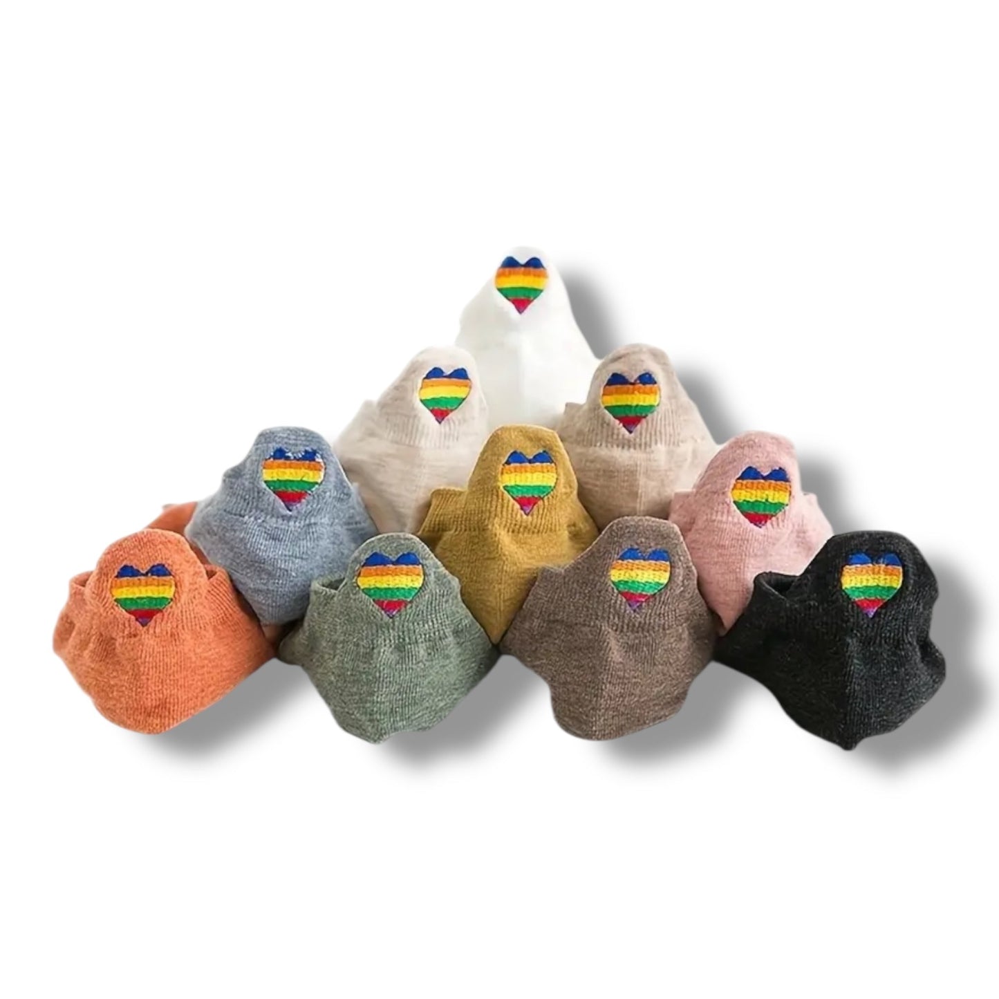 Pride Sokken-Spookje – Regenboog Vriendje van Stof
