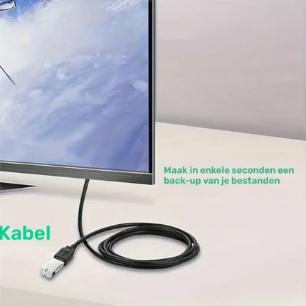 USB 3.0 Verlengkabel 2 Meter – Mannetje naar Vrouwtje