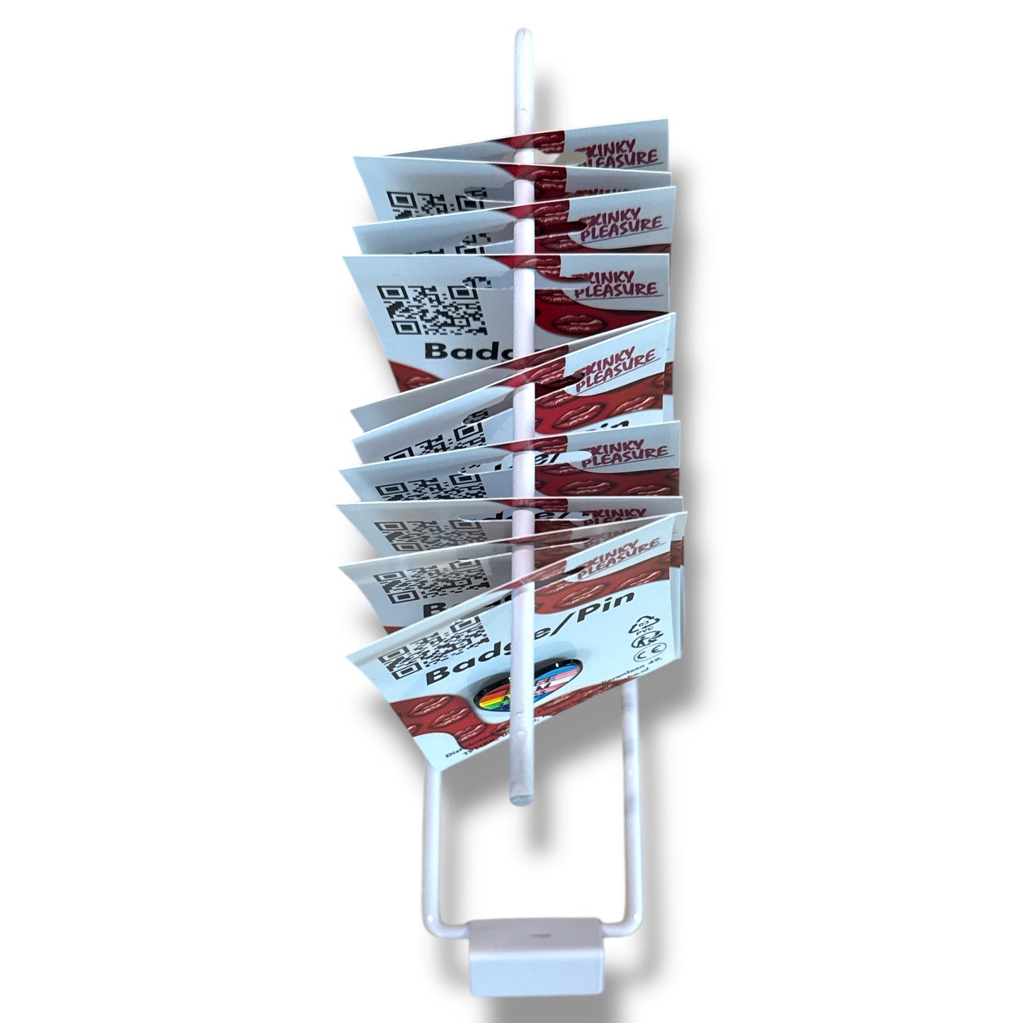 Display Houder Metaal – Sleutelhanger Standaard Zwart of Wit