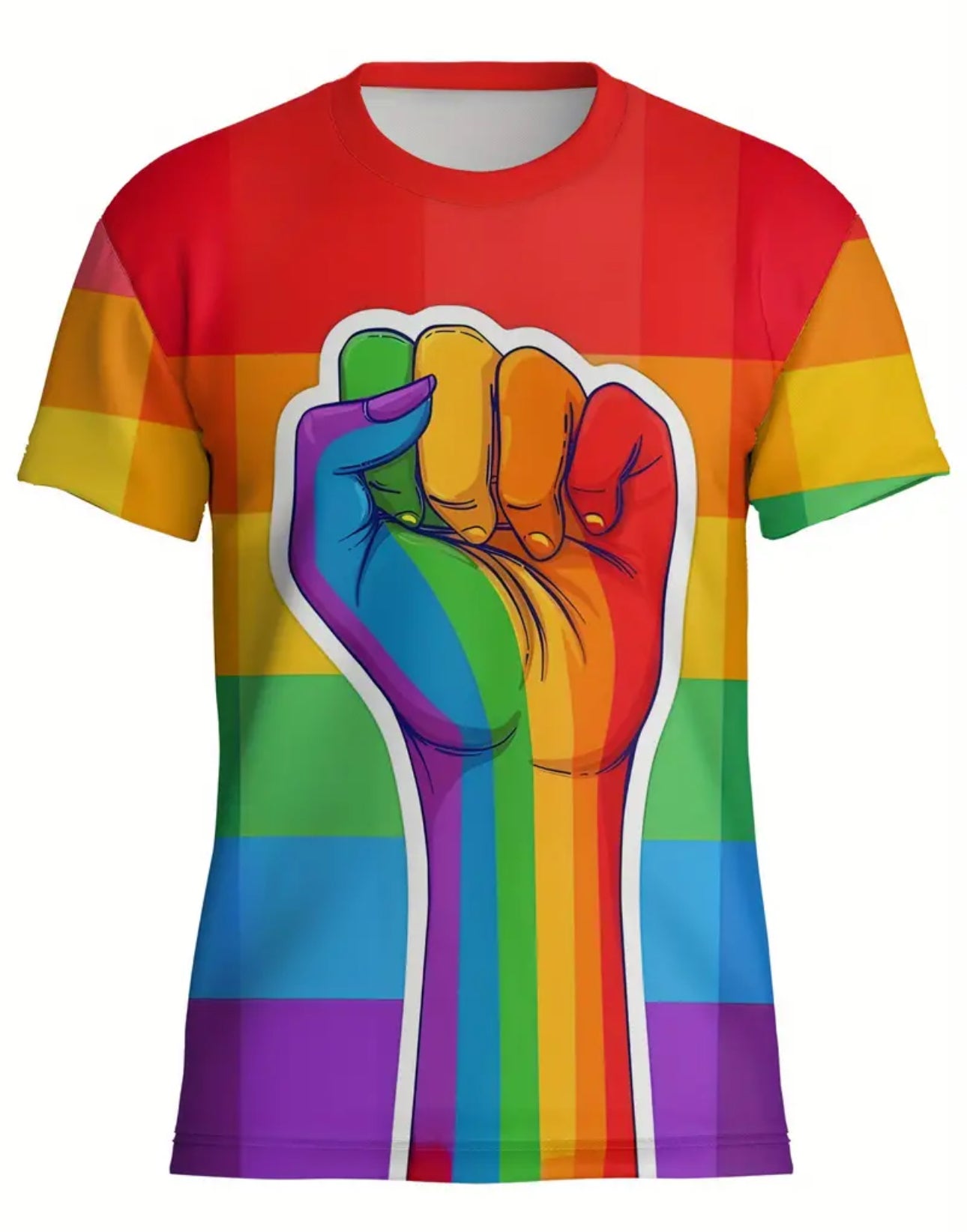 Pride Regenboog T-Shirt - Maat L