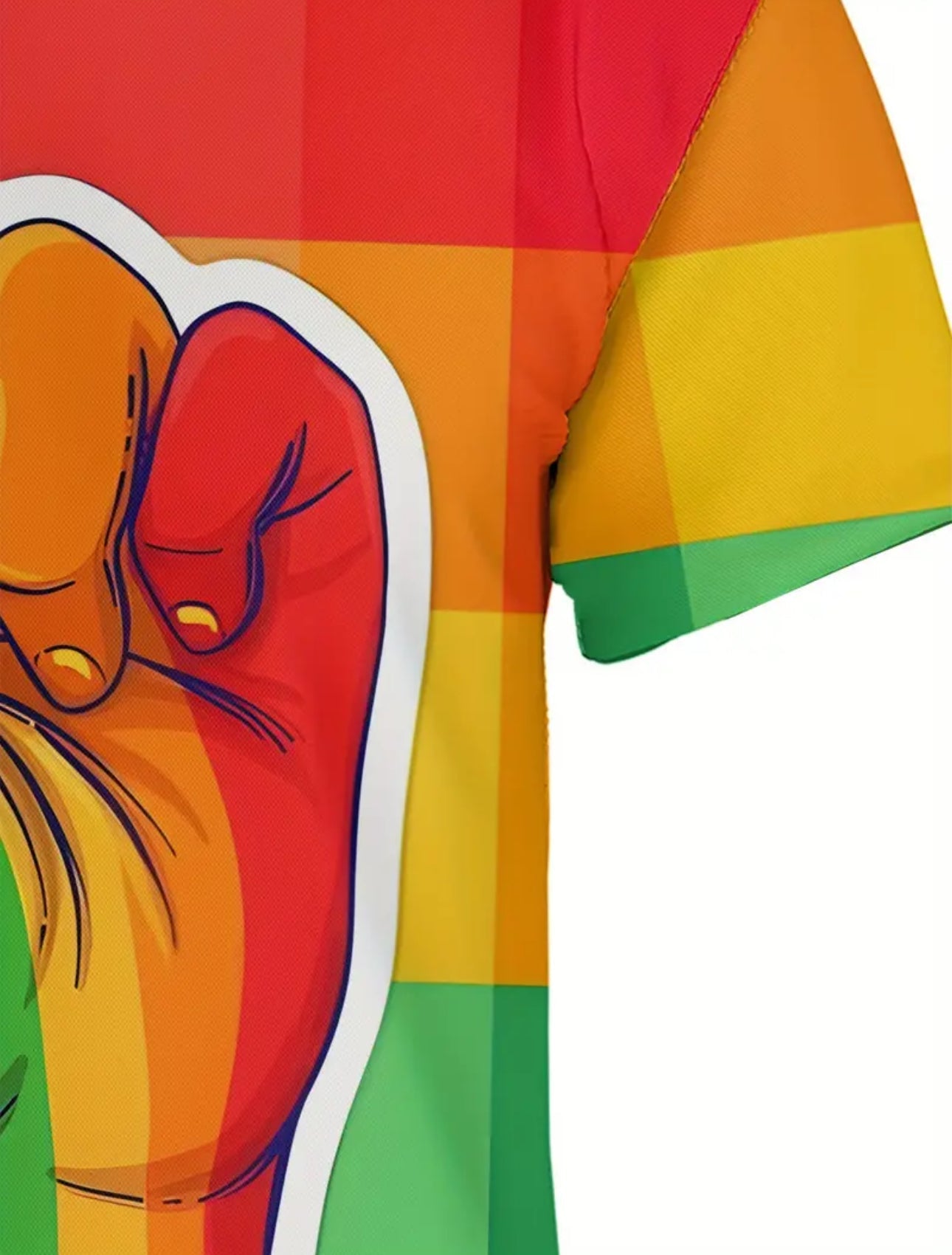 Pride Regenboog T-Shirt - Maat L